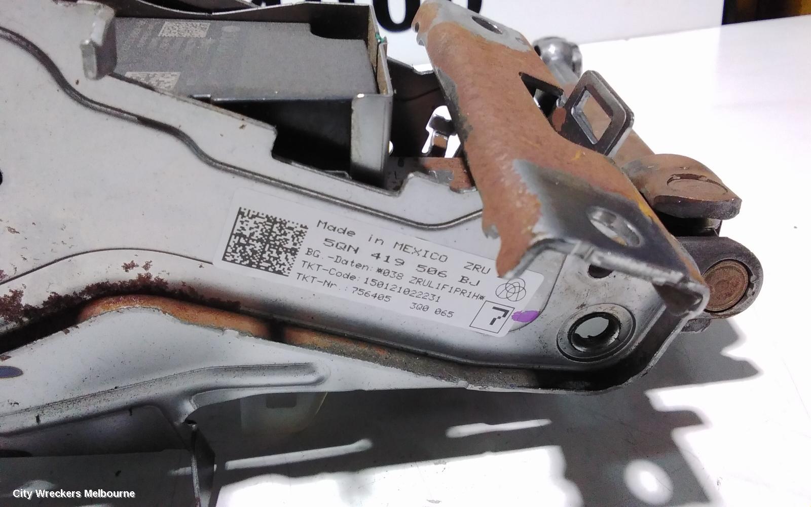 VOLKSWAGEN TIGUAN STEERING COLUMN, 5NA, 06/2016 - 02/2024