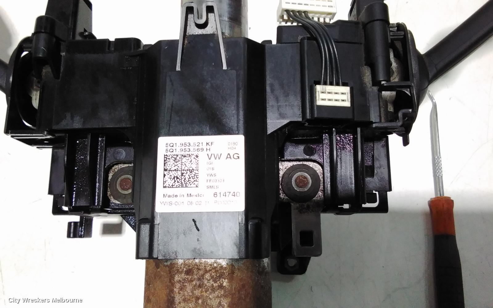 VOLKSWAGEN TIGUAN STEERING COLUMN, 5NA, 06/2016 - 02/2024
