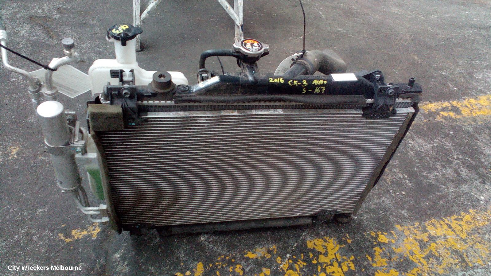 MAZDA CX3 RADIATOR, AUTO, 2.0, PETROL, DK, 03/2015 ONWARDS