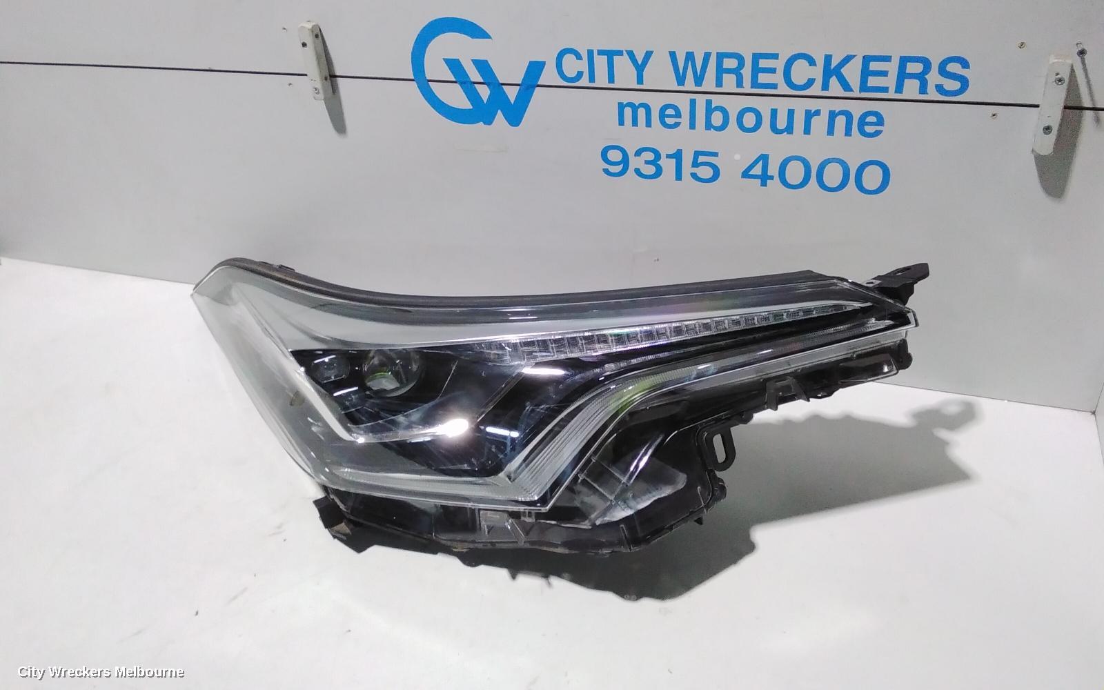 TOYOTA C-HR RIGHT HEADLAMP, GEN 1, LED TYPE, 12/2016 - 09/2019