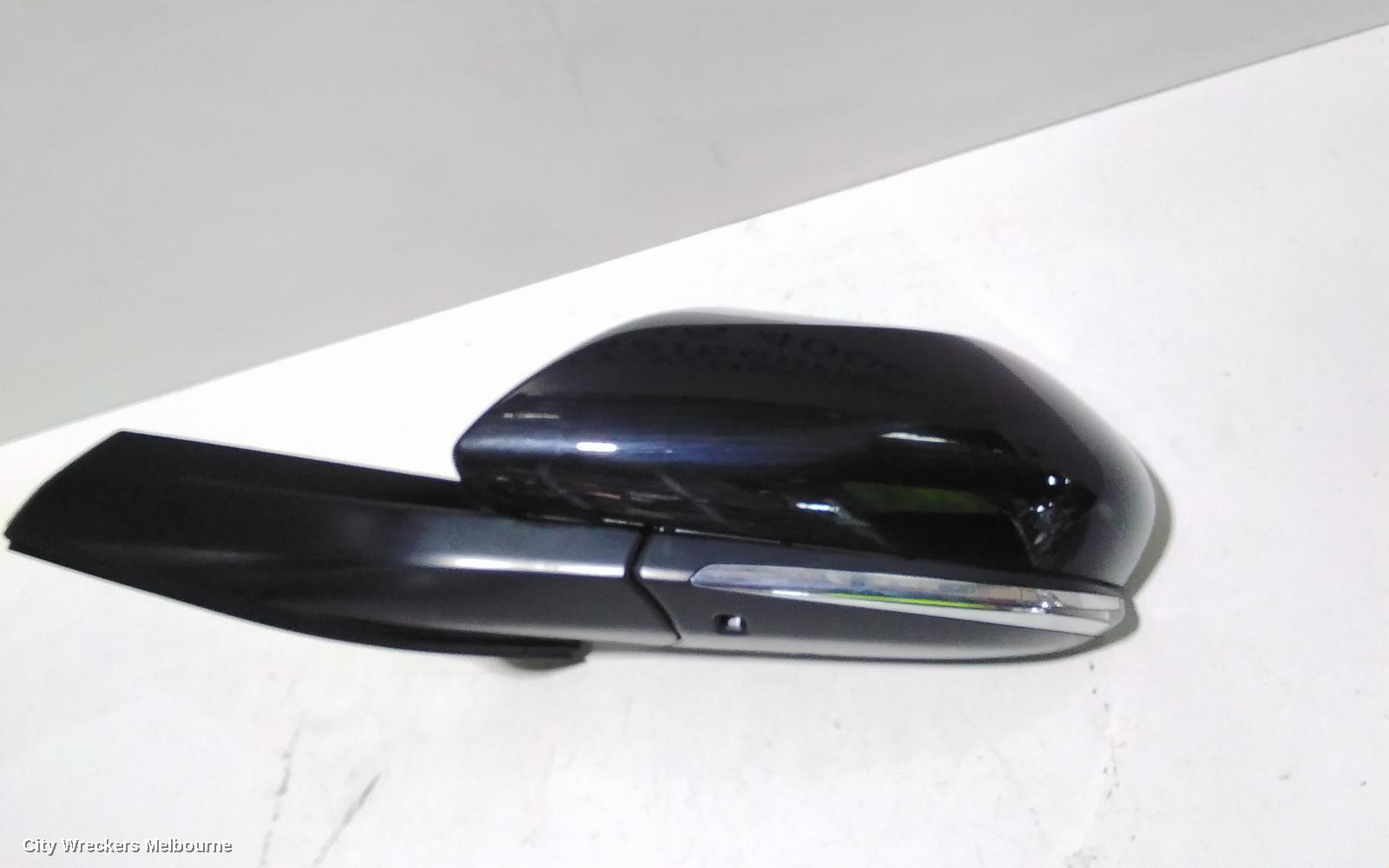 TOYOTA C-HR LEFT DOOR MIRROR, W/ CAMERA TYPE, GLOSS BLACK, GEN 1, 12/2016 ONWARDS