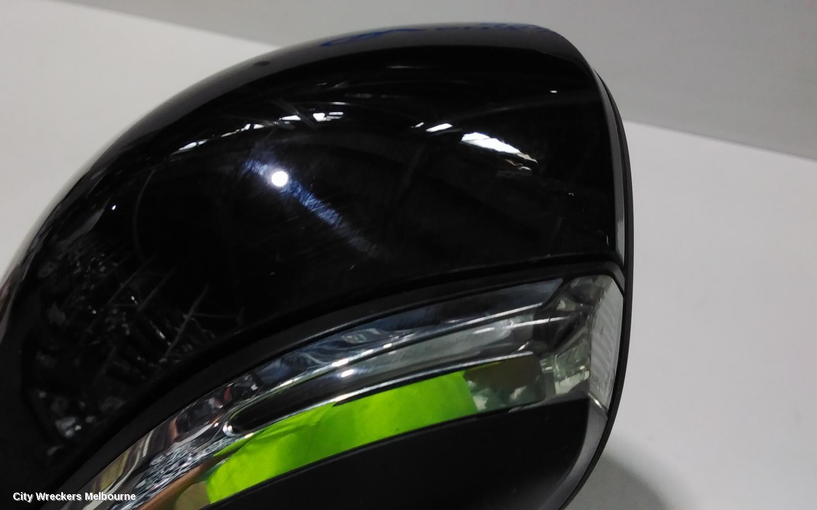 TOYOTA C-HR LEFT DOOR MIRROR, W/ CAMERA TYPE, GLOSS BLACK, GEN 1, 12/2016 ONWARDS