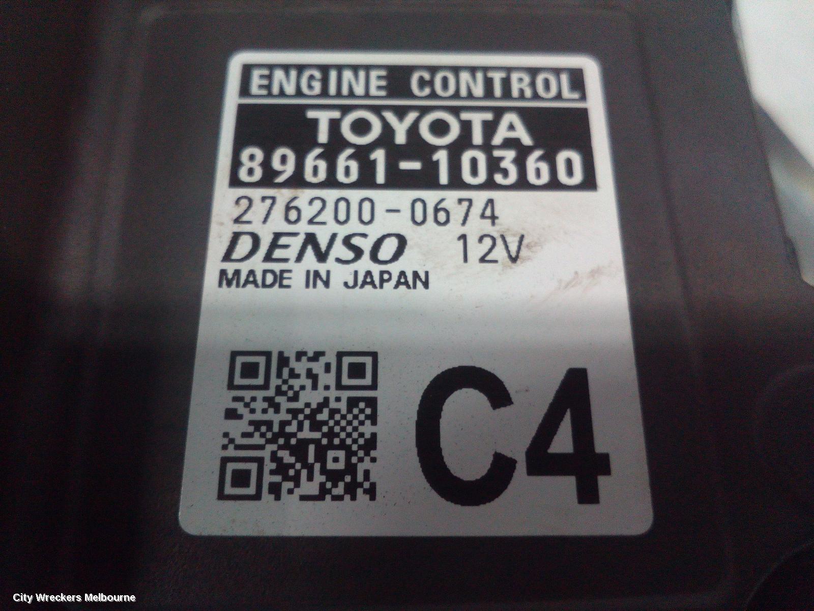 TOYOTA C-HR ECU, ENGINE ECU, 1.2, PETROL, ECU ONLY, GEN 1, 12/2016 ONWARDS
