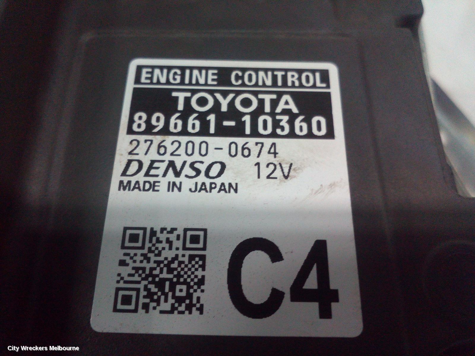 TOYOTA C-HR ECU, ENGINE ECU, 1.2, PETROL, ECU ONLY, GEN 1, 12/2016 ONWARDS