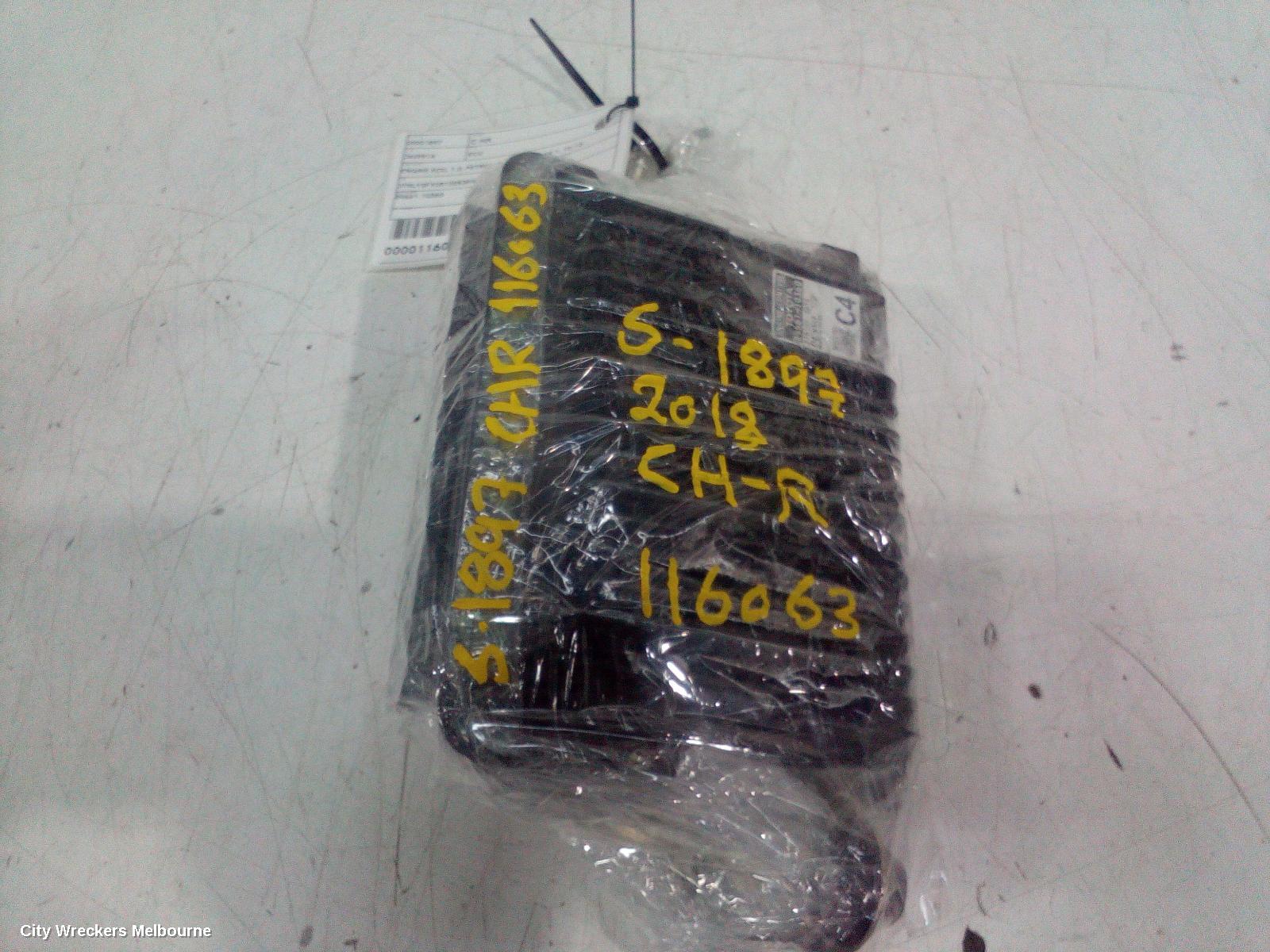 TOYOTA C-HR ECU, ENGINE ECU, 1.2, PETROL, ECU ONLY, GEN 1, 12/2016 ONWARDS