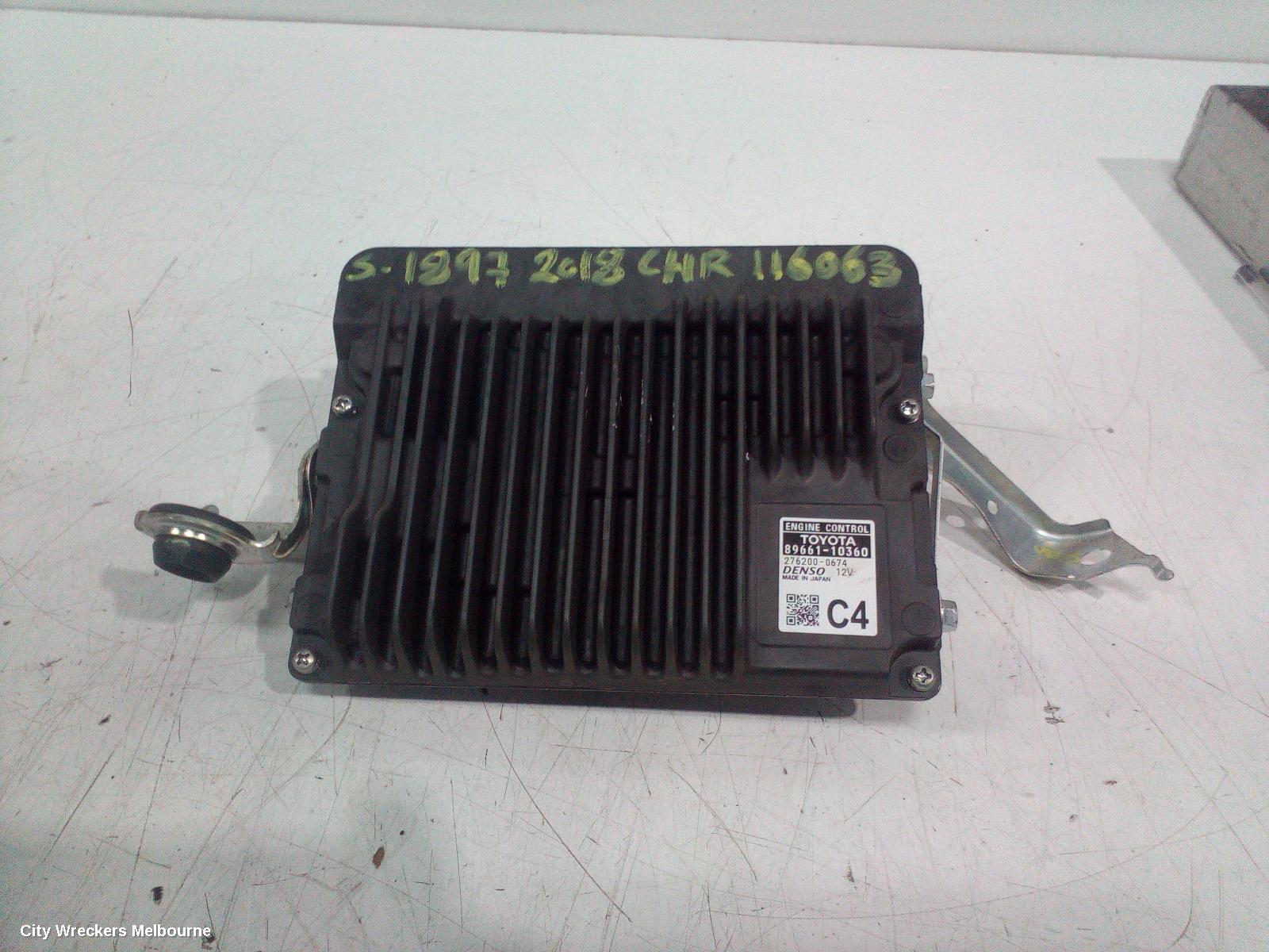 TOYOTA C-HR ECU, ENGINE ECU, 1.2, PETROL, ECU ONLY, GEN 1, 12/2016 ONWARDS