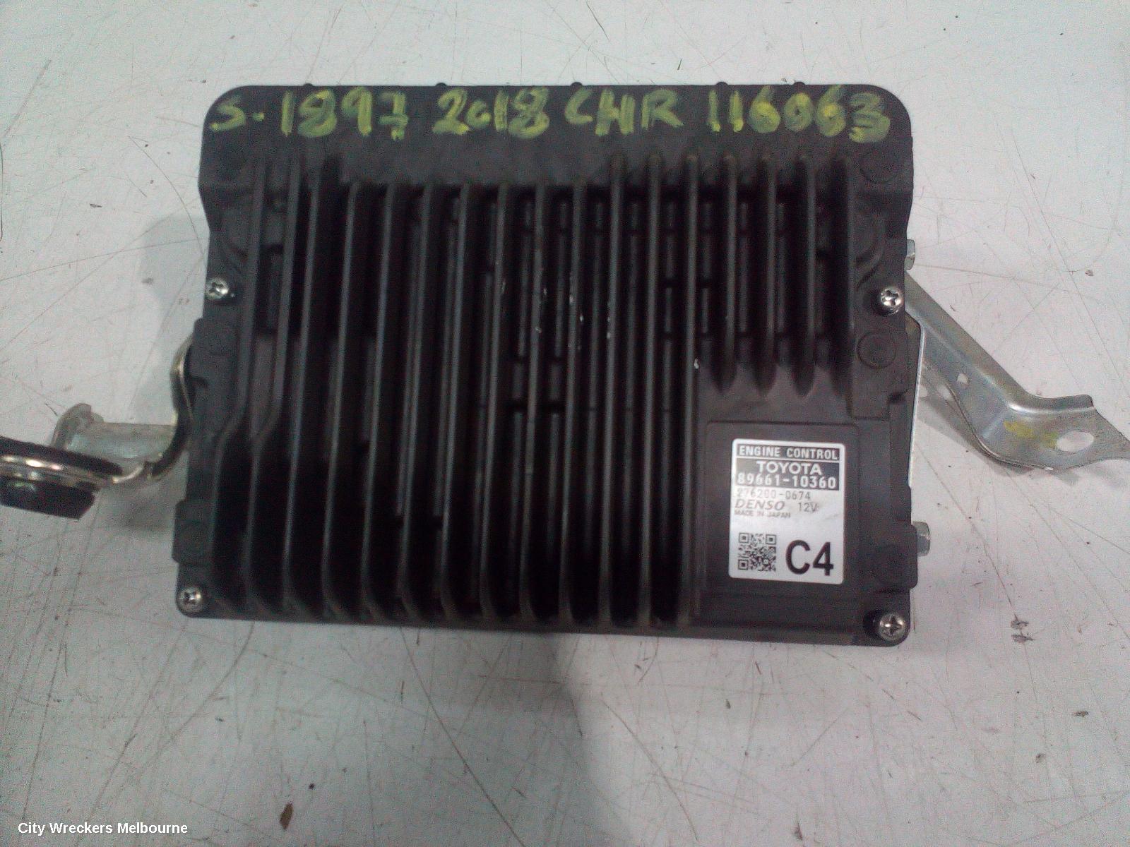 TOYOTA C-HR ECU, ENGINE ECU, 1.2, PETROL, ECU ONLY, GEN 1, 12/2016 ONWARDS