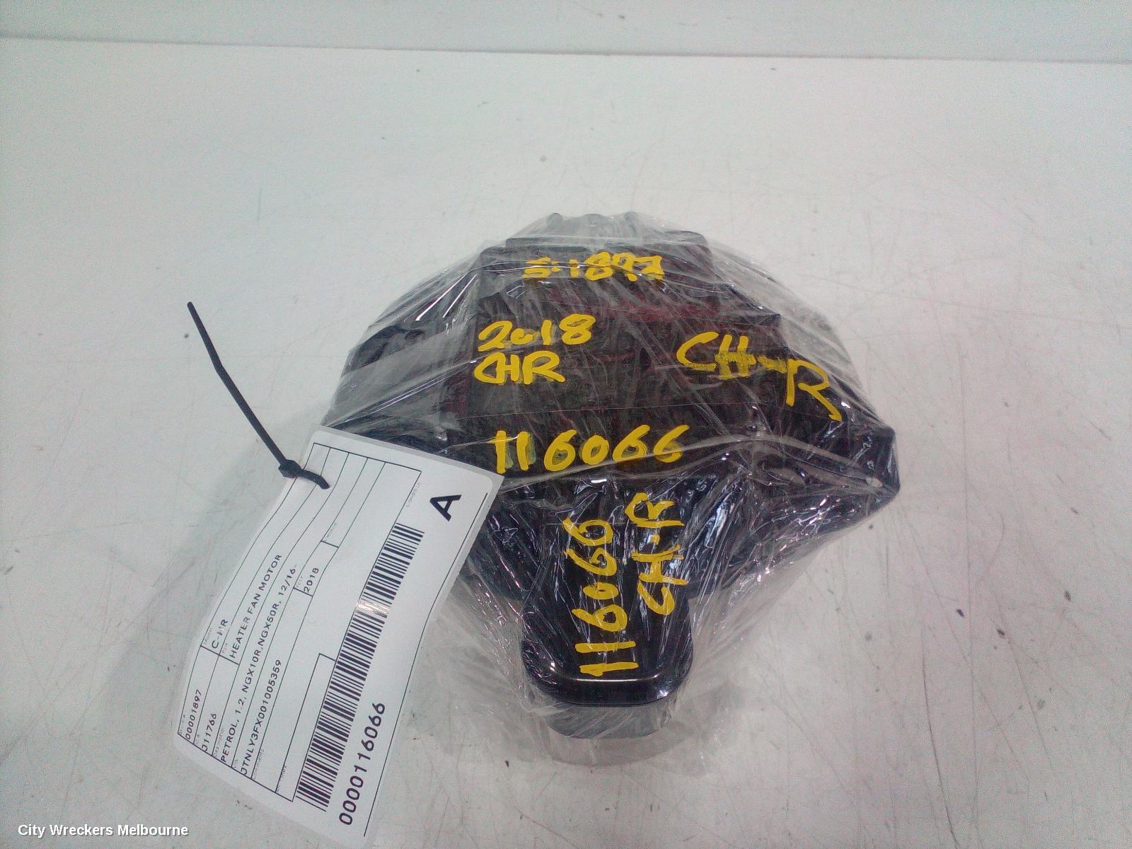 TOYOTA C-HR HEATER FAN MOTOR, PETROL, 1.2, NGX10R,NGX50R, 12/2016 ONWARDS