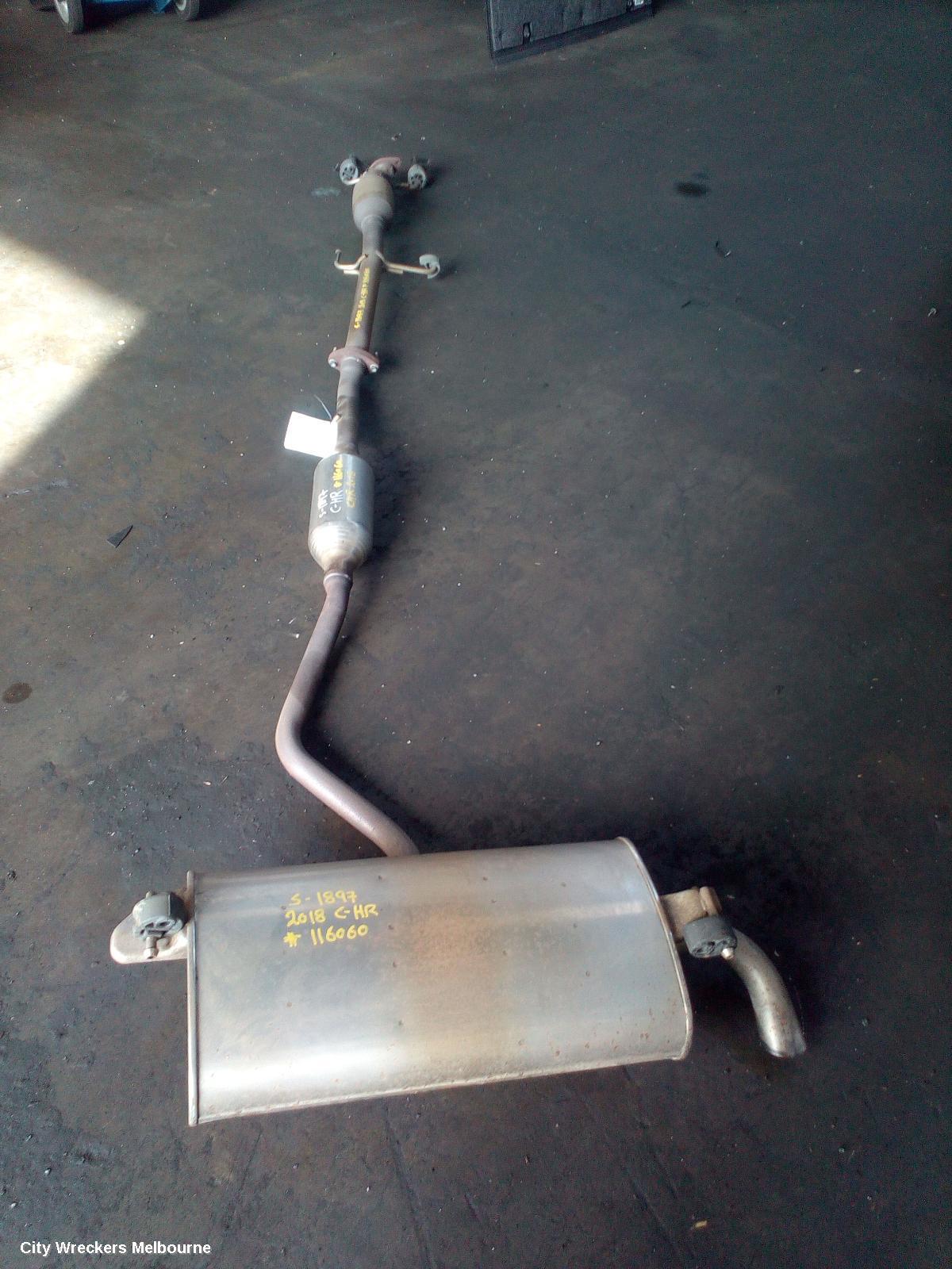 TOYOTA C-HR CATALYTIC CONVERTER, UNDER CAR-CAT TYPE, 1.2, PETROL, GEN 1, 12/2016 ONWARDS