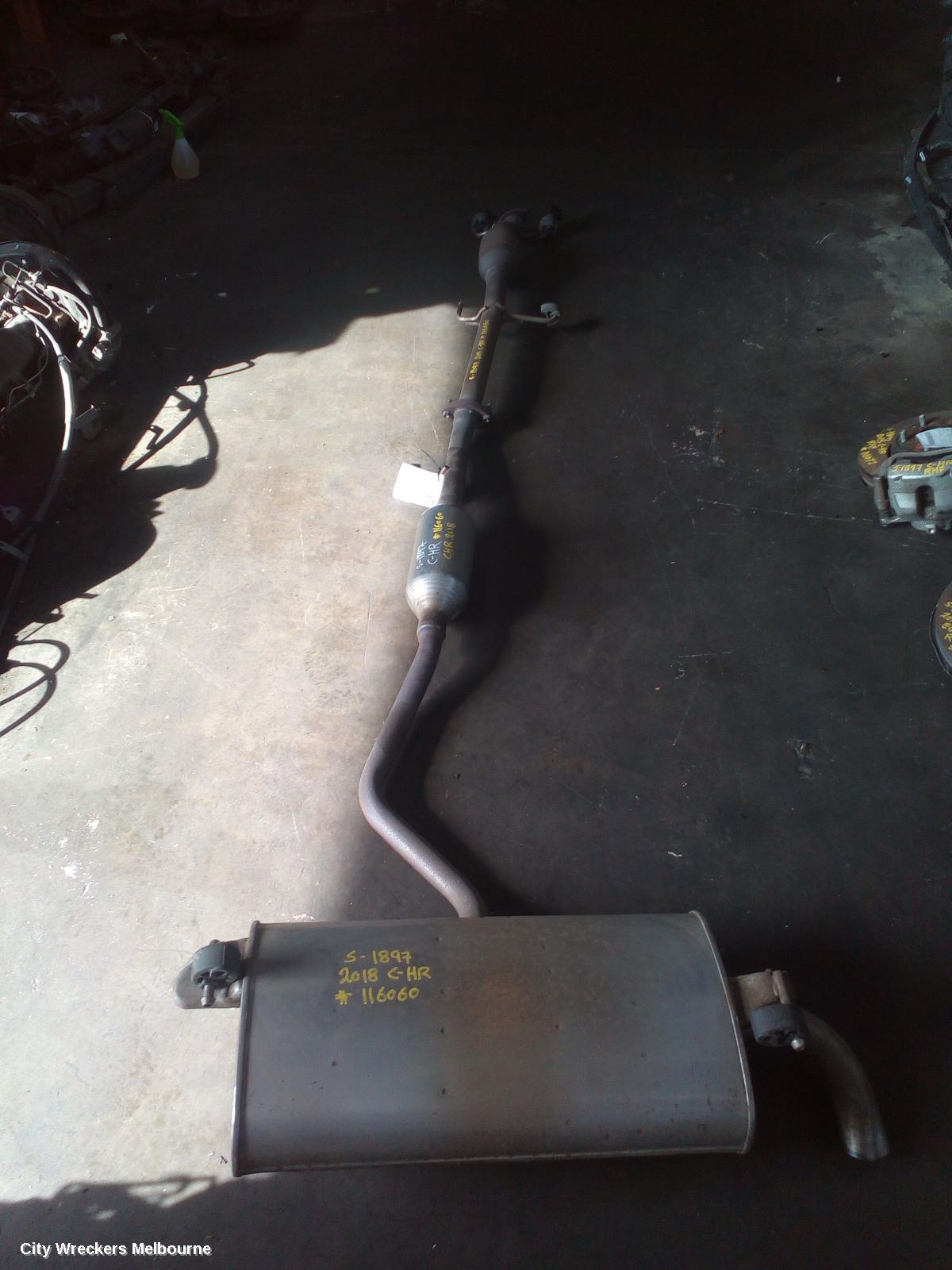 TOYOTA C-HR CATALYTIC CONVERTER, UNDER CAR-CAT TYPE, 1.2, PETROL, GEN 1, 12/2016 ONWARDS