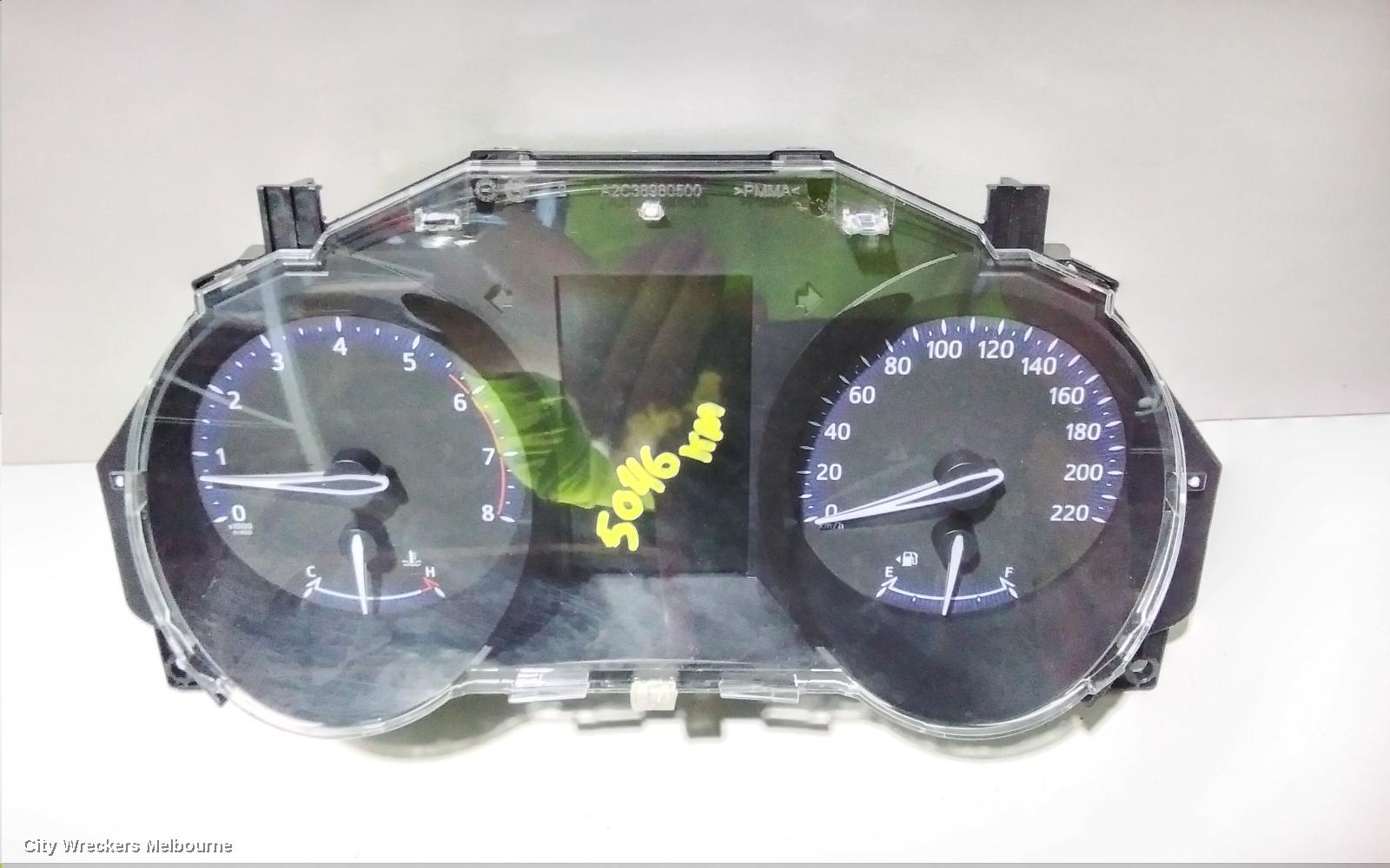 TOYOTA C-HR INSTRUMENT CLUSTER, AUTO T/M, GEN 1, 12/2016 ONWARDS
