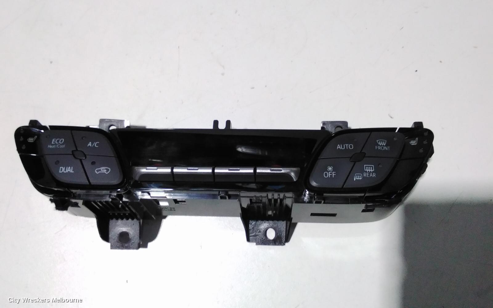 TOYOTA C-HR HEATER/AC CONTROLS, DUAL ZONE CLIMATE CONTROL TYPE, NGX10R/NGX50R/ZYX10R, 12/2016 ONWARDS