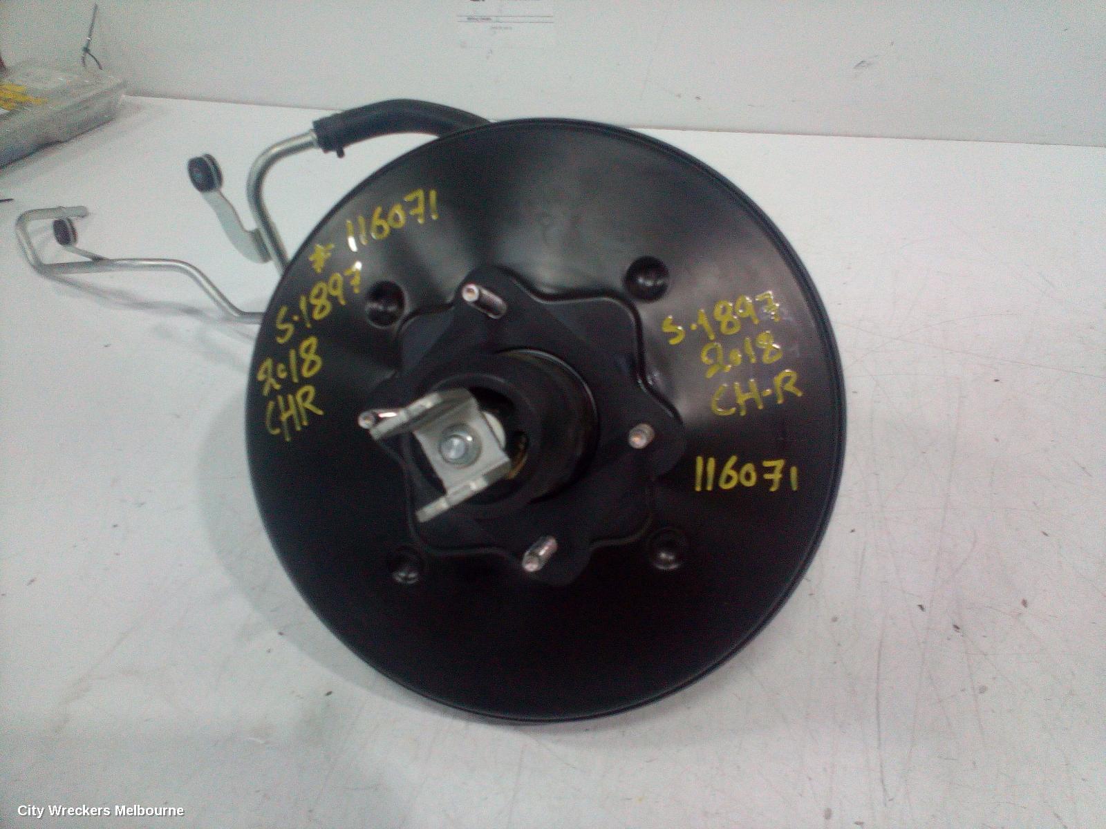 TOYOTA C-HR BRAKE BOOSTER, GEN 1, PETROL, 1.2, 12/2016 ONWARDS