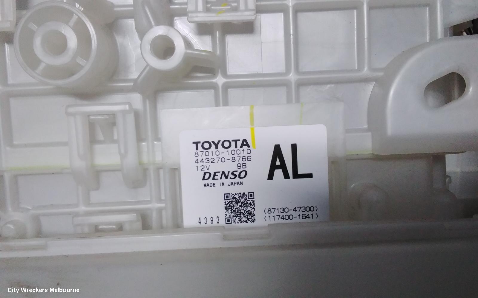 TOYOTA C-HR HEATER CORE/BOX, PETROL, 1.2, NGX10R/NGX50R, 12/2016 ONWARDS