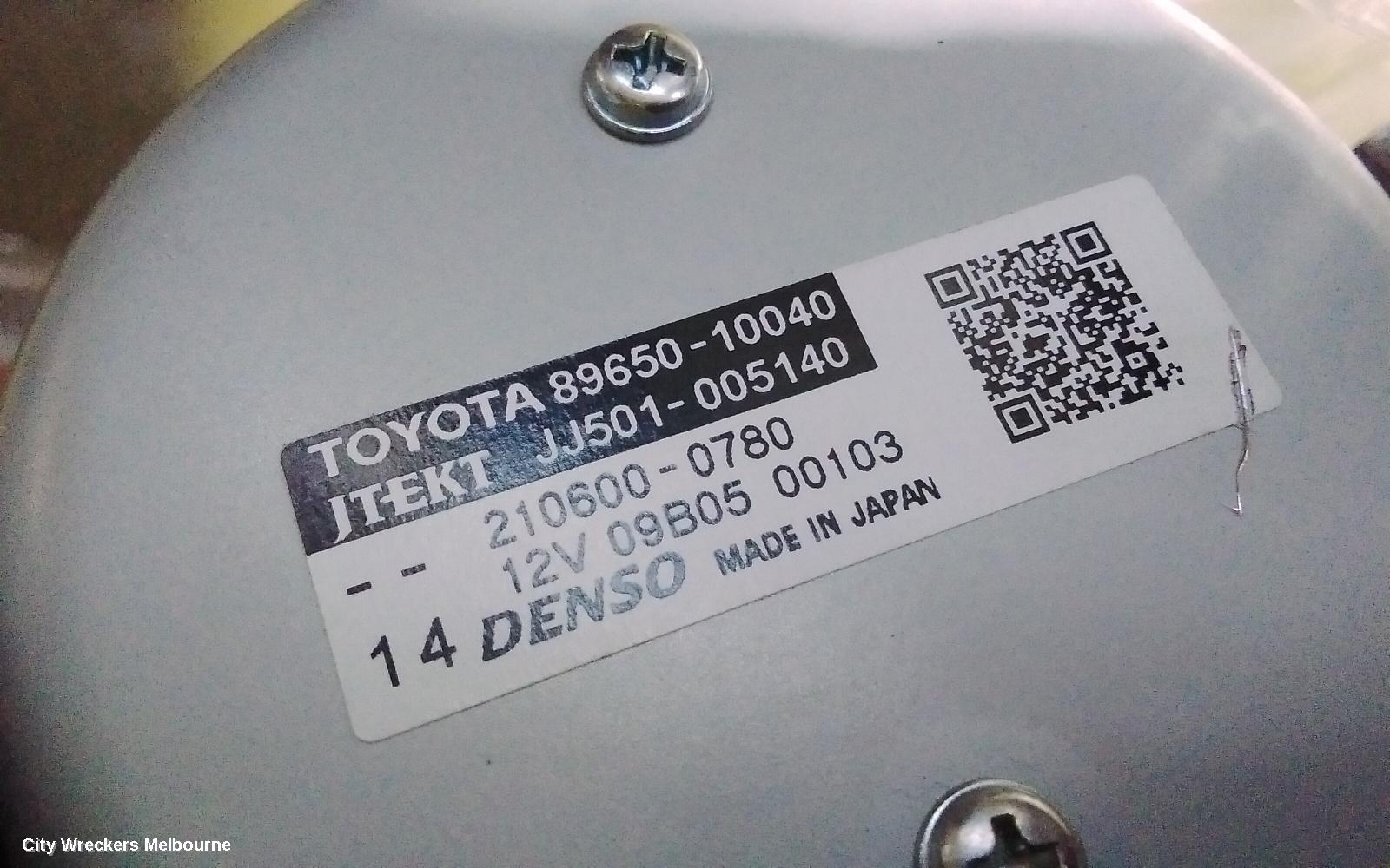 TOYOTA C-HR STEERING COLUMN, PUSH BUTTON START TYPE, NGX10R/NGX50R/ZYX10R, 12/2016 ONWARDS