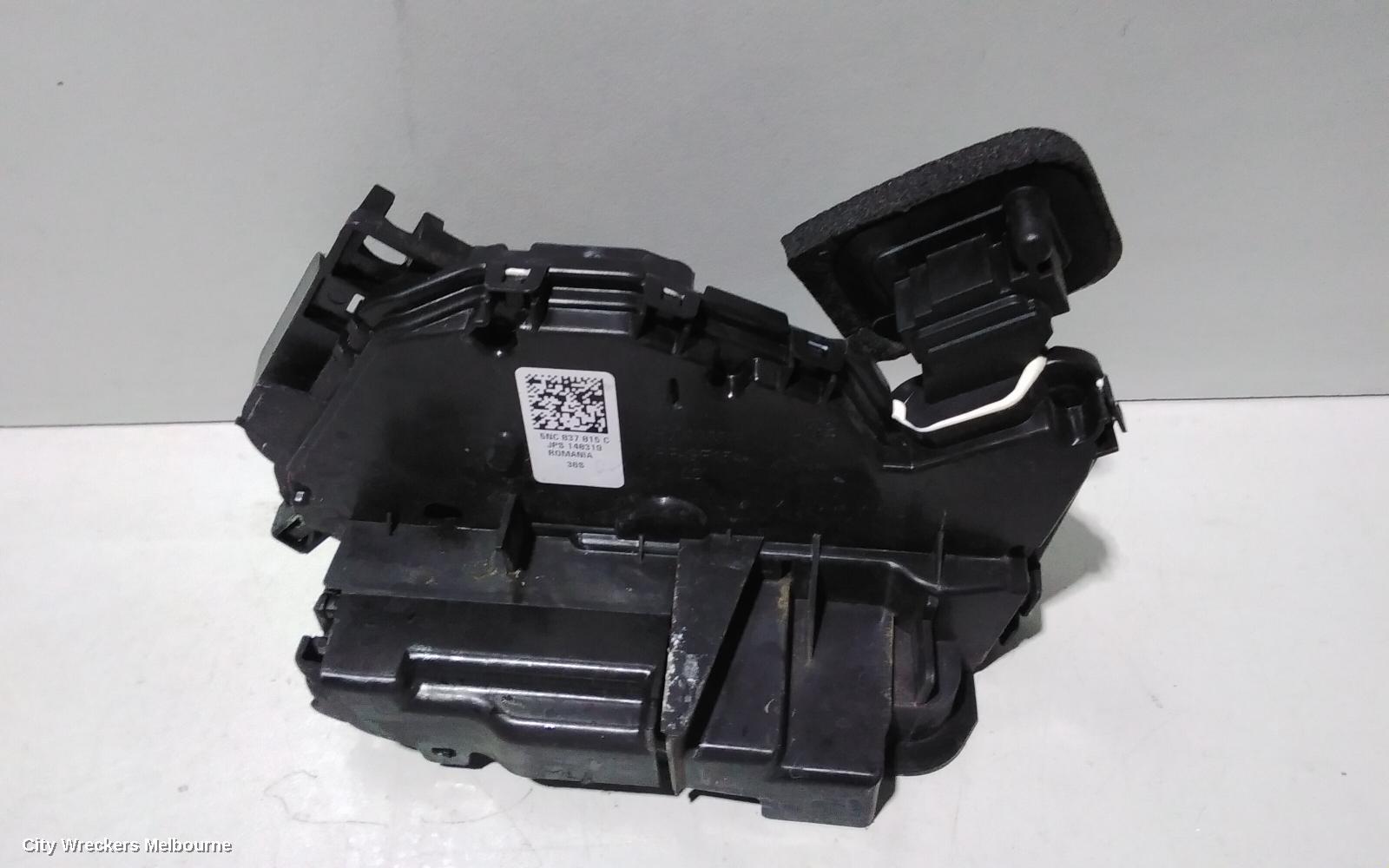 VOLKSWAGEN TIGUAN DOOR/BOOT/GATE LOCK, LEFT FRONT DOOR LOCK, 5NA, 06/2016 ONWARDS
