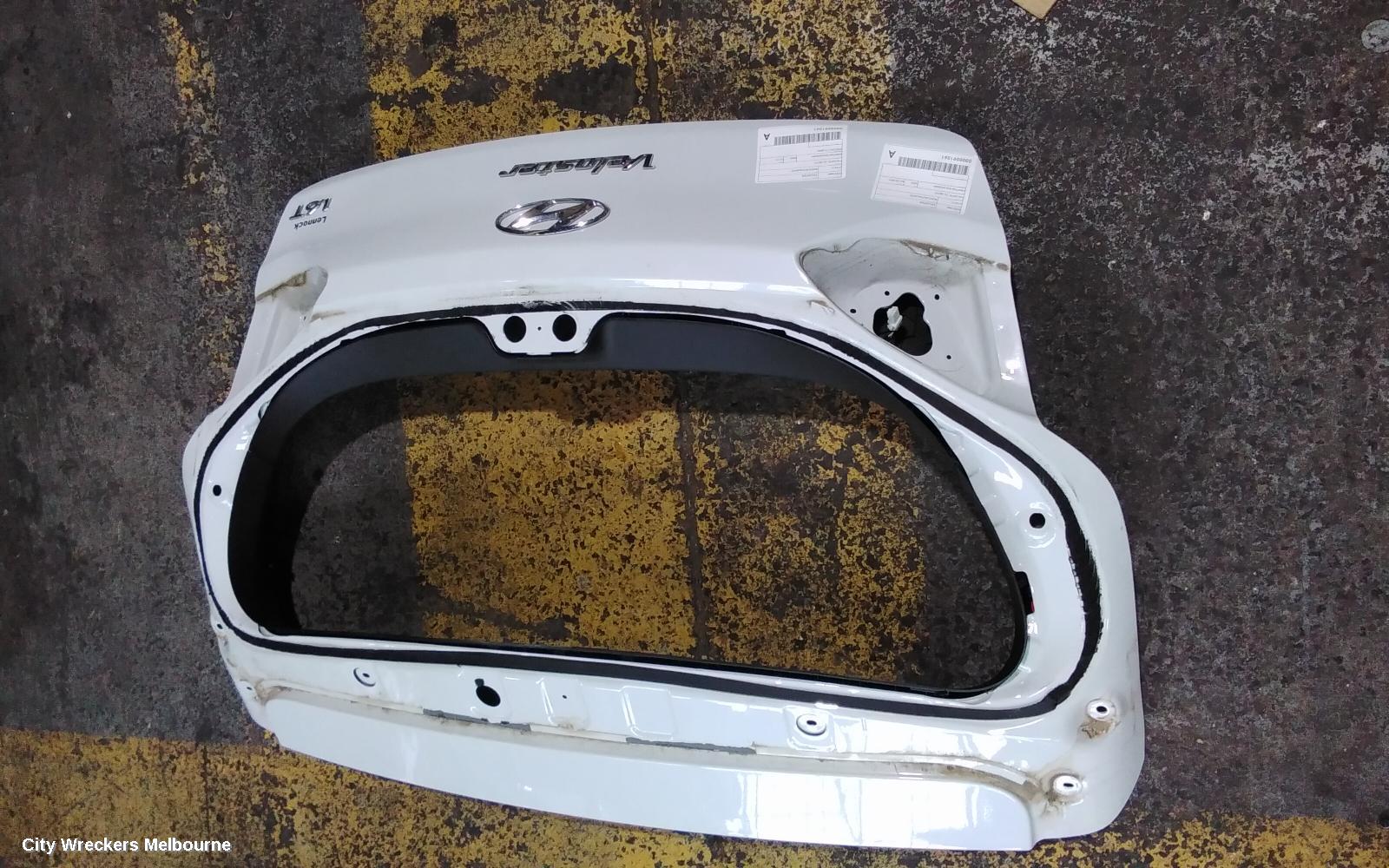HYUNDAI VELOSTER BOOTLID/TAILGATE, TAILGATE, JS, 08/2019 ONWARDS