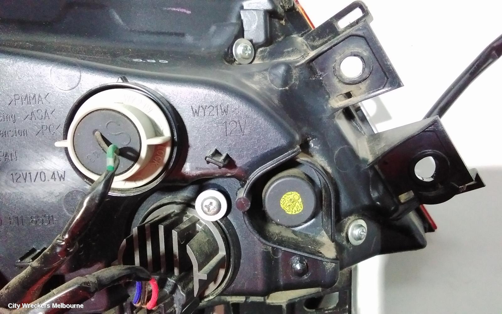 TOYOTA CAMRY RIGHT TAILLIGHT, XV70, IN BODY, HALOGEN TYPE, 09/2017 - 01/2021