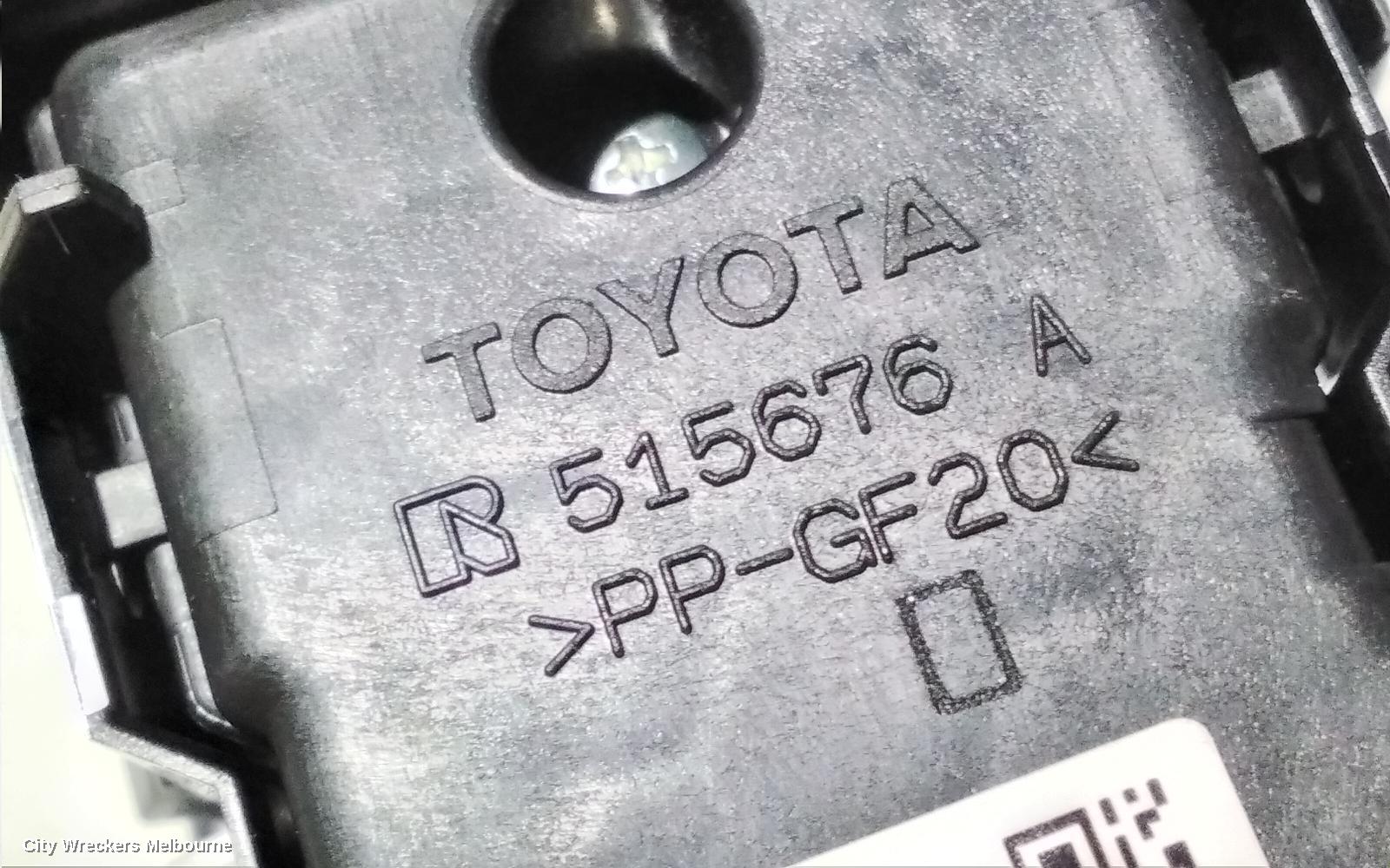 TOYOTA CAMRY PWR DR WIND SWITCH, RH FRONT (MASTER SWITCH), XV70, 09/2017 - 01/2021