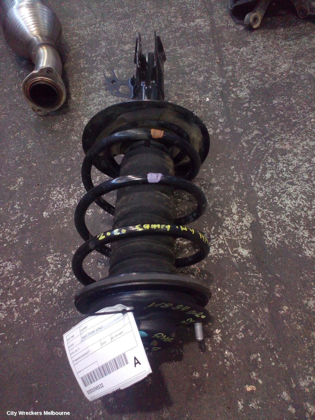 TOYOTA CAMRY RIGHT FRONT STRUT, XV70, HYBRID TYPE, 09/2017 ONWARDS
