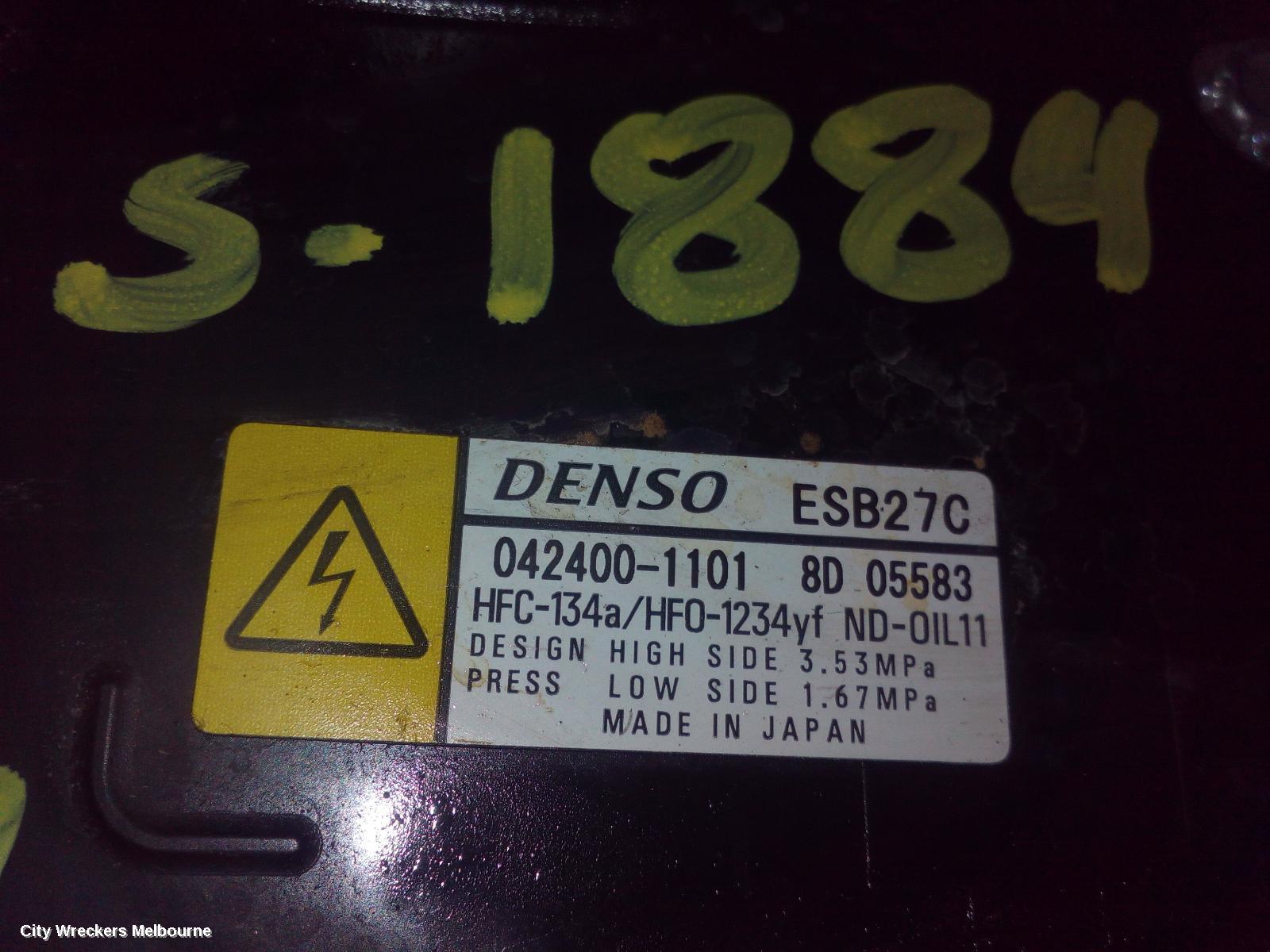 TOYOTA CAMRY A/C COMPRESSOR, XV70, 2.5, A25A-FXS, PETROL, HEV, 09/2017 ONWARDS