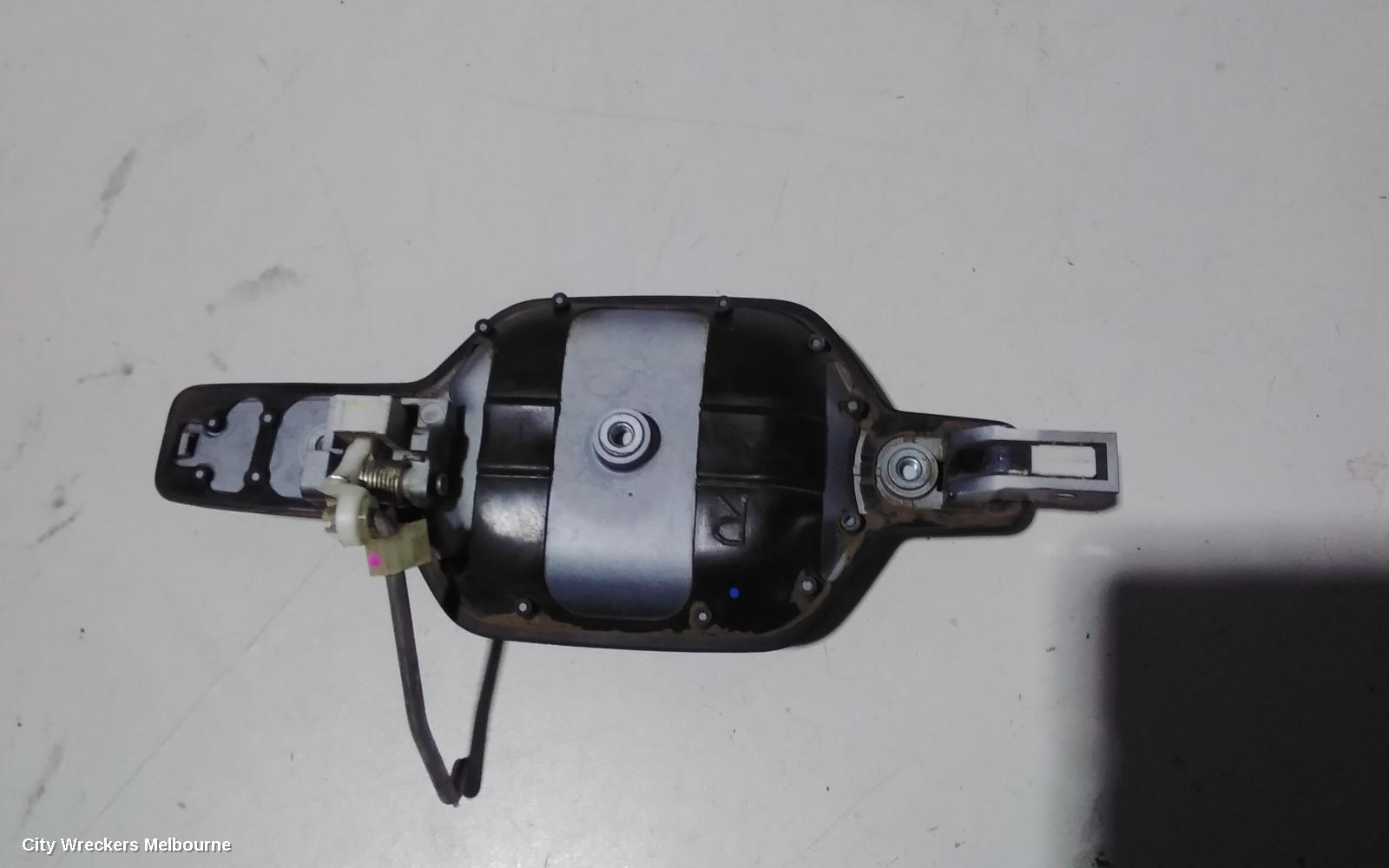 MITSUBISHI PAJERO DOOR HANDLE, OUTER, RH REAR, COLOUR CODED, NS-NX, 11/2006 ONWARDS