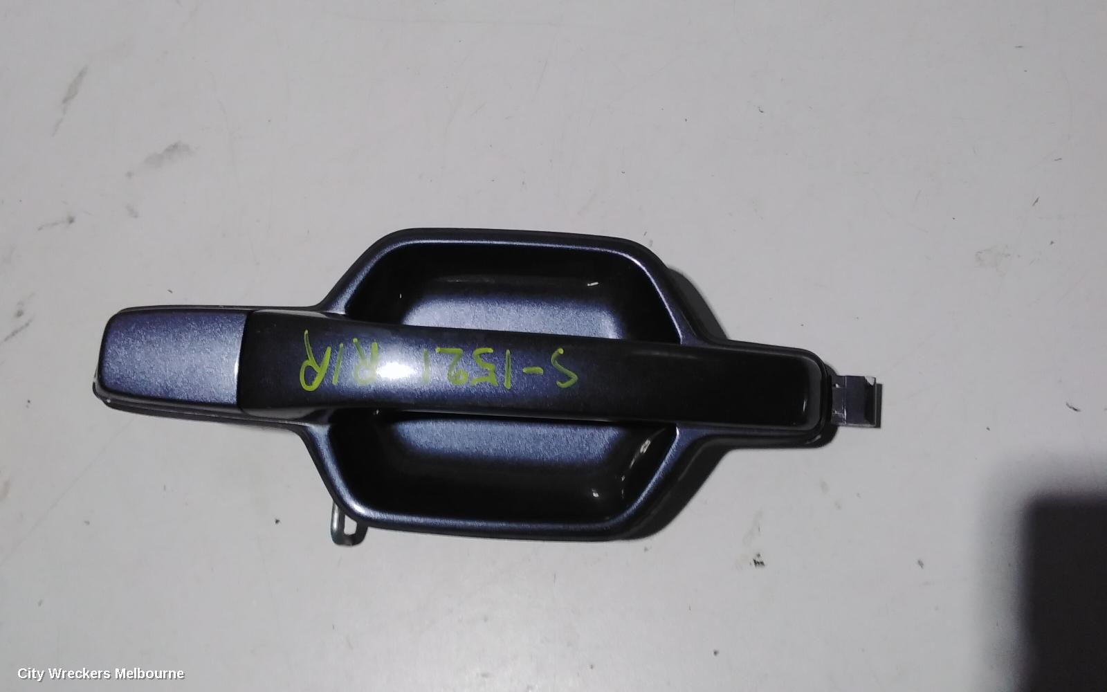 MITSUBISHI PAJERO DOOR HANDLE, OUTER, RH REAR, COLOUR CODED, NS-NX, 11/2006 ONWARDS