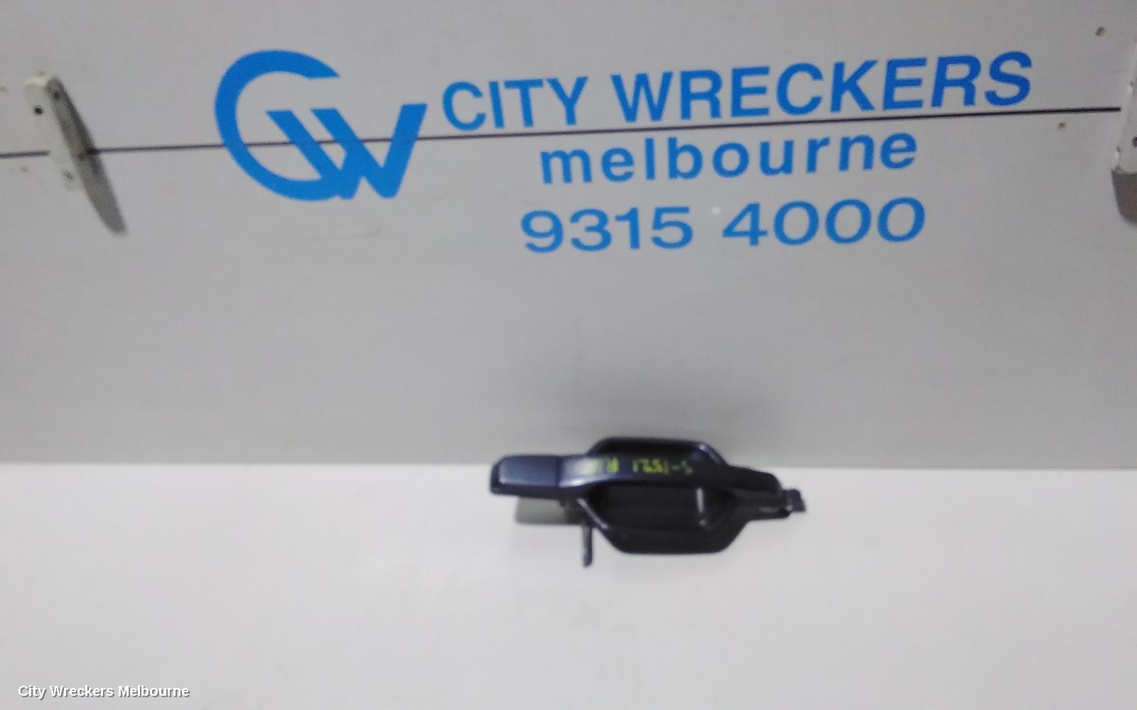 MITSUBISHI PAJERO DOOR HANDLE, OUTER, RH REAR, COLOUR CODED, NS-NX, 11/2006 ONWARDS
