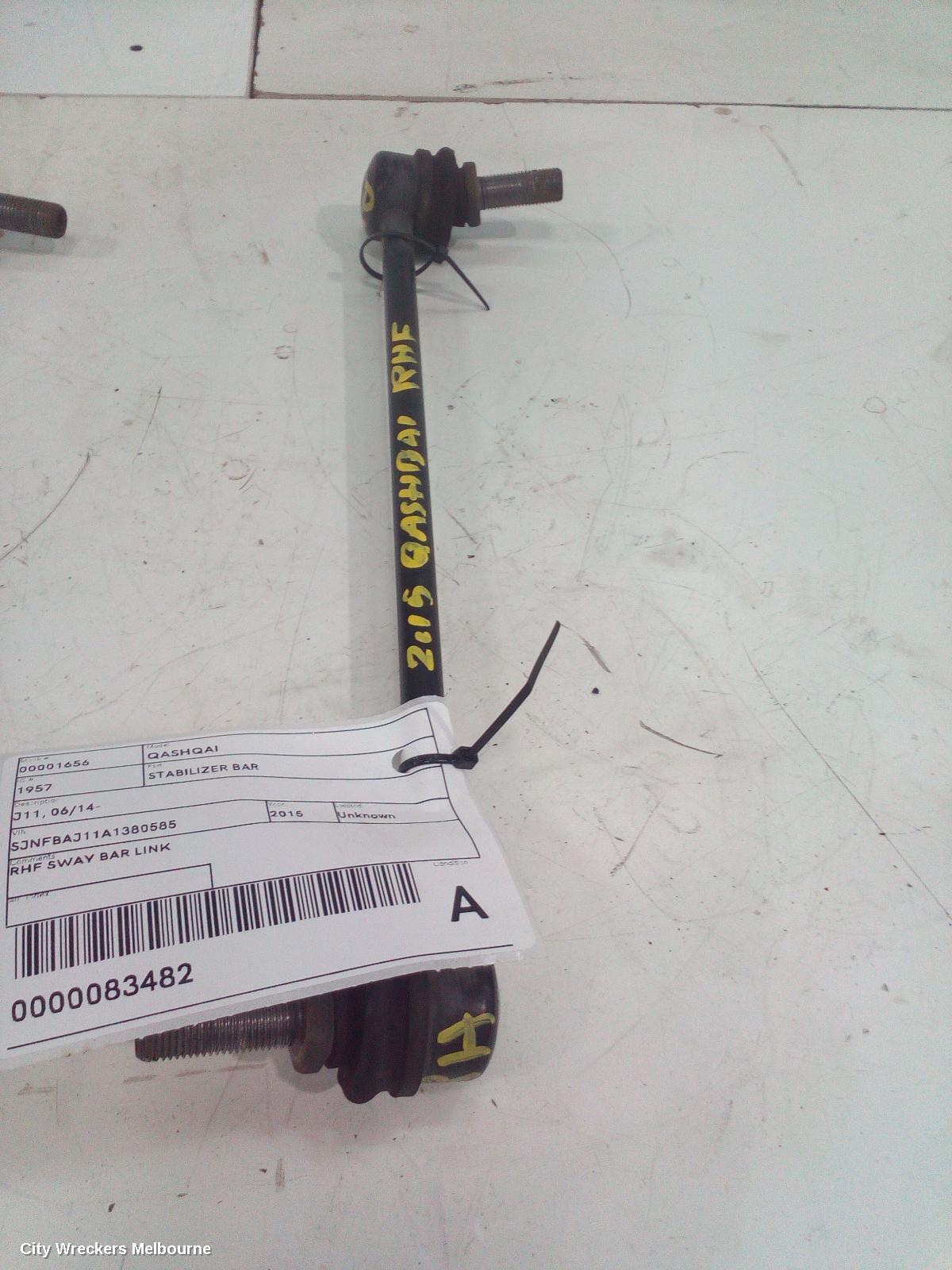 NISSAN QASHQAI STABILISER BAR, J11, 12/2013 - 07/2021