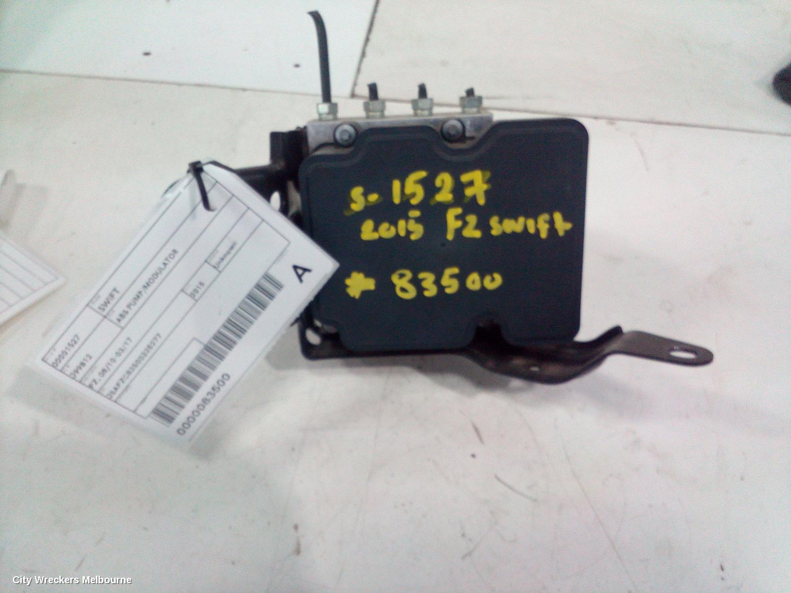 SUZUKI SWIFT ABS PUMP/MODULATOR, FZ, 08/2010 - 03/2017