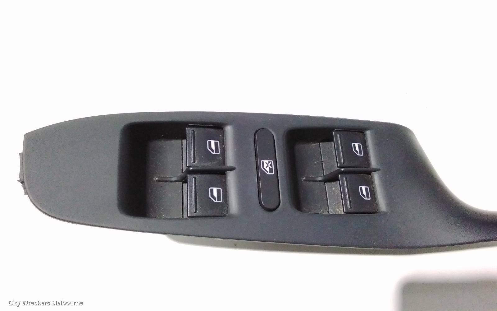 VOLKSWAGEN JETTA PWR DR WIND SWITCH, RH FRONT (MASTER SWITCH), 1B, 02/2011 - 12/2017