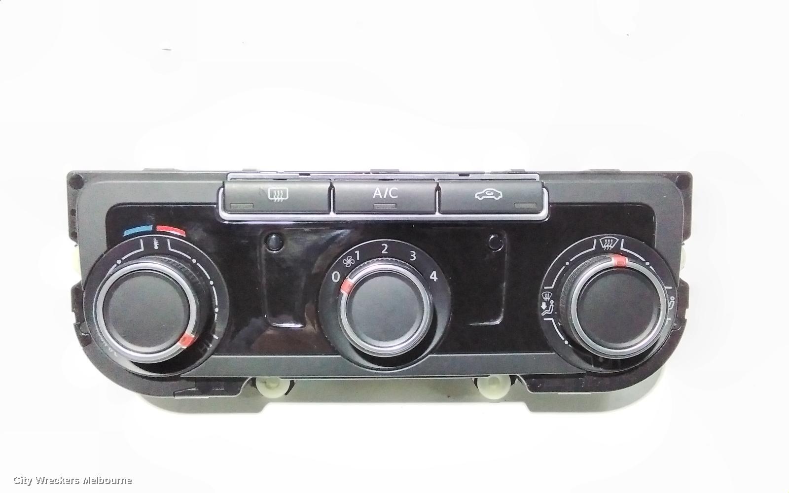 VOLKSWAGEN JETTA HEATER/AC CONTROLS, 1B, STANDARD TYPE, 02/2011 - 12/2017