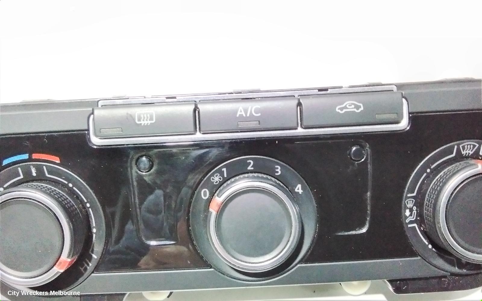 VOLKSWAGEN JETTA HEATER/AC CONTROLS, 1B, STANDARD TYPE, 02/2011 - 12/2017