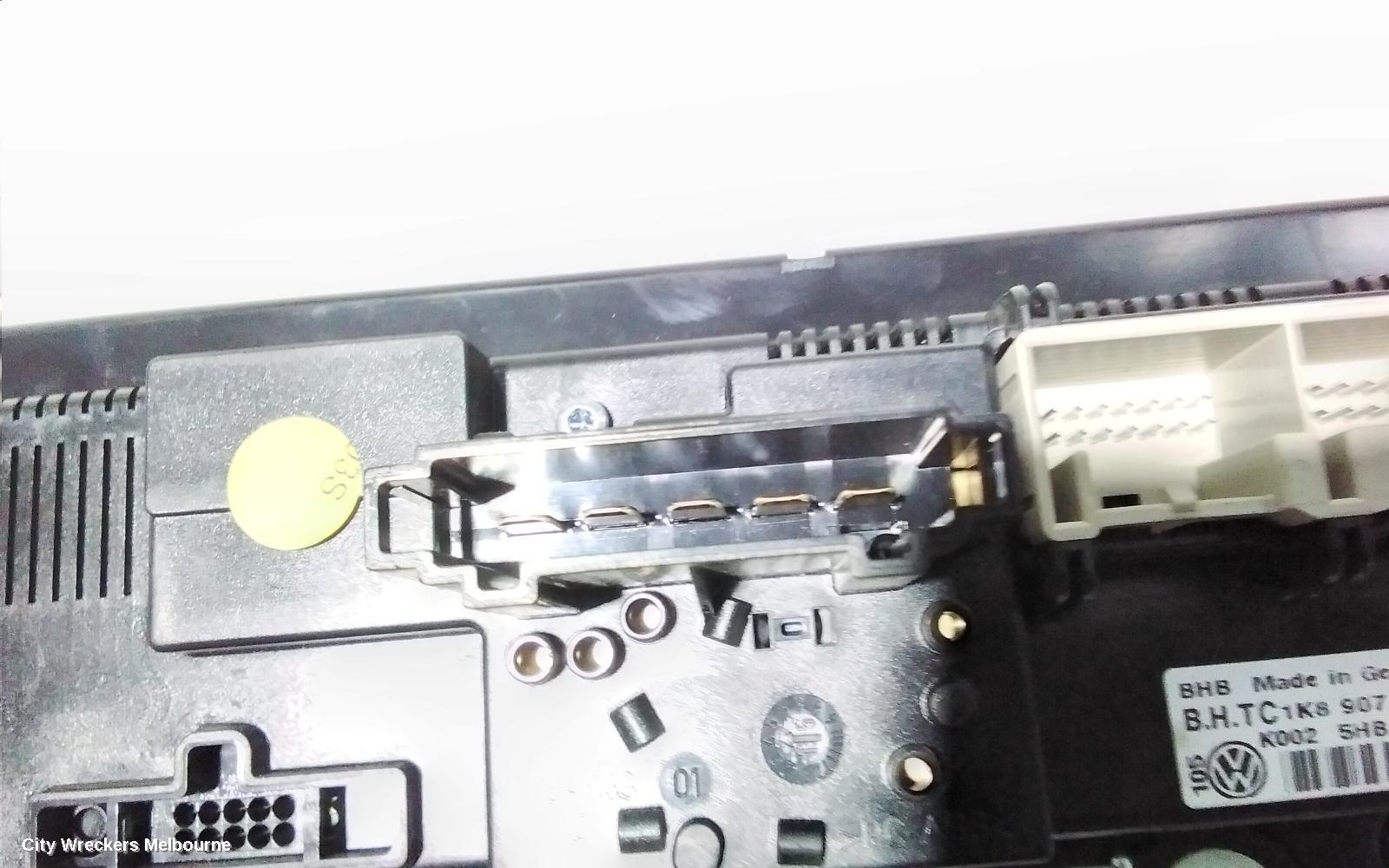 VOLKSWAGEN JETTA HEATER/AC CONTROLS, 1B, STANDARD TYPE, 02/2011 - 12/2017