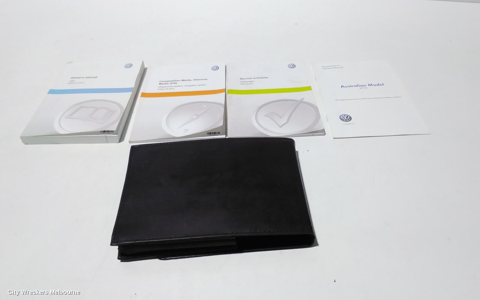 VOLKSWAGEN JETTA OWNERS HANDBOOK, 1B, PETROL, 02/2011 - 12/2017