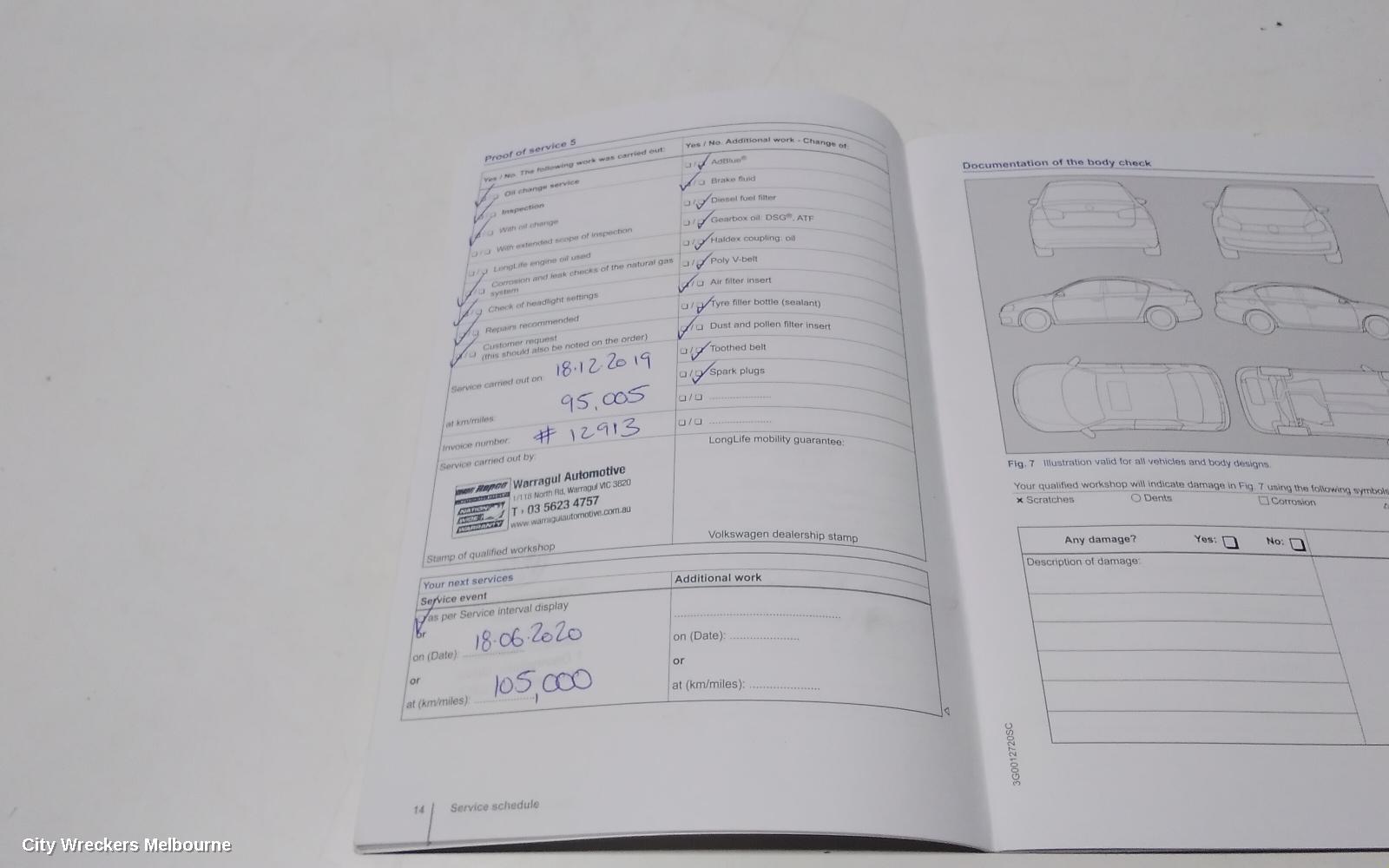 VOLKSWAGEN JETTA OWNERS HANDBOOK, 1B, PETROL, 02/2011 - 12/2017