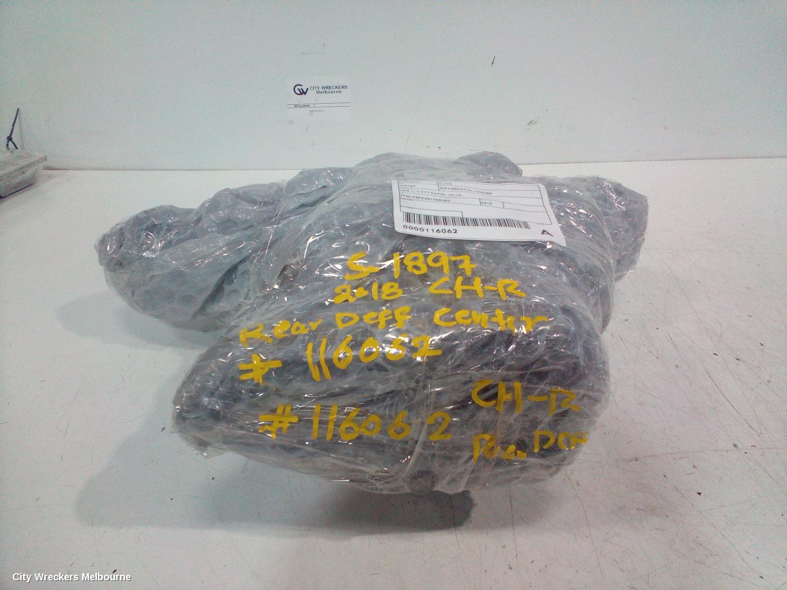 TOYOTA C-HR DIFFERENTIAL CENTRE, GEN 1, 2.277 RATIO, 12/2016 ONWARDS