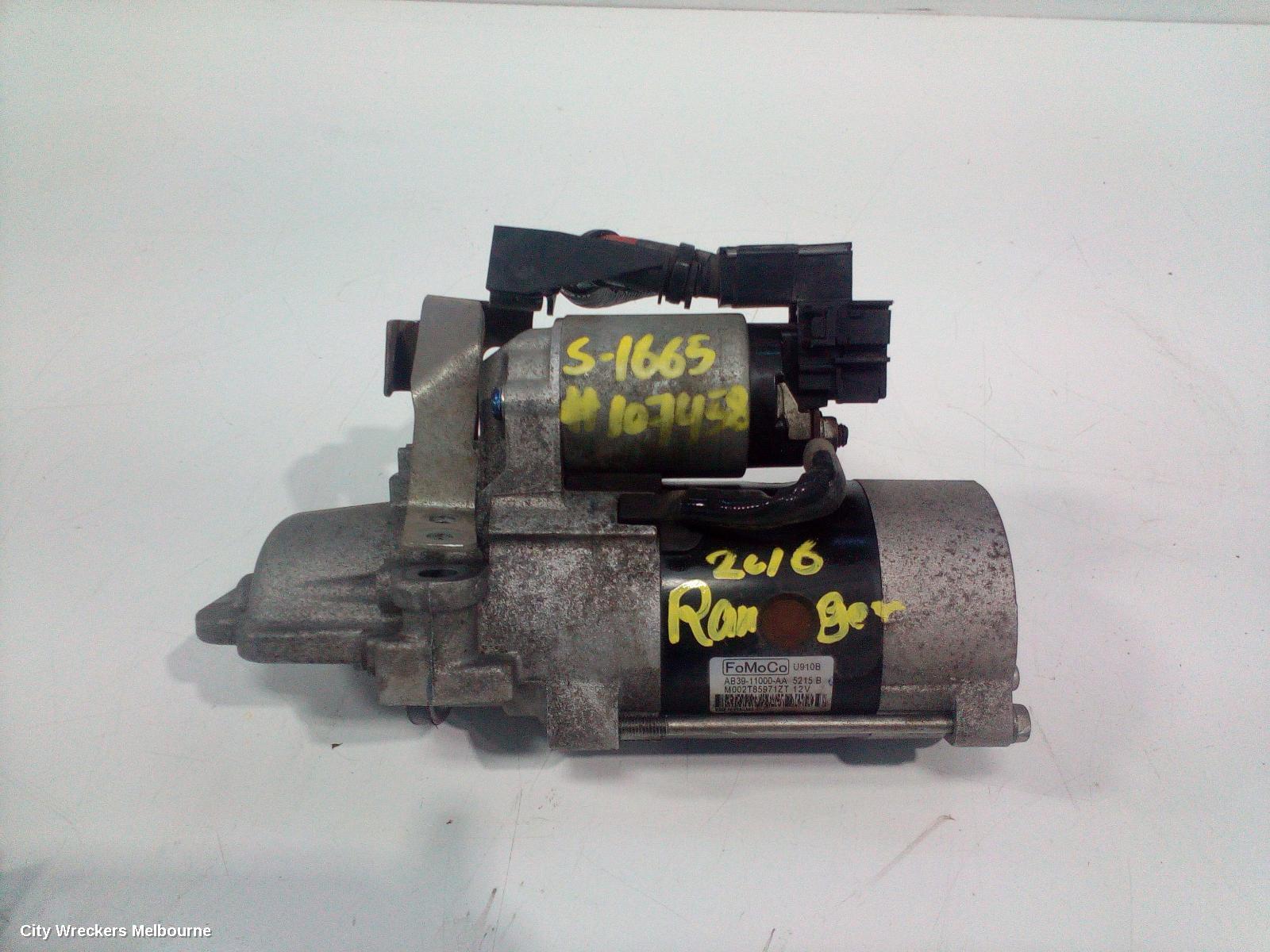 FORD RANGER STARTER, DIESEL, 2.2, STANDARD ELECTRIC TYPE, PX SERIES 2-3, 06/2015 ONWARDS