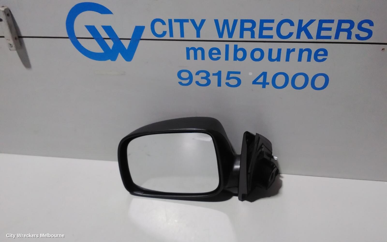 ISUZU DMAX LEFT DOOR MIRROR, MANUAL, RA, 10/2008 - 07/2012
