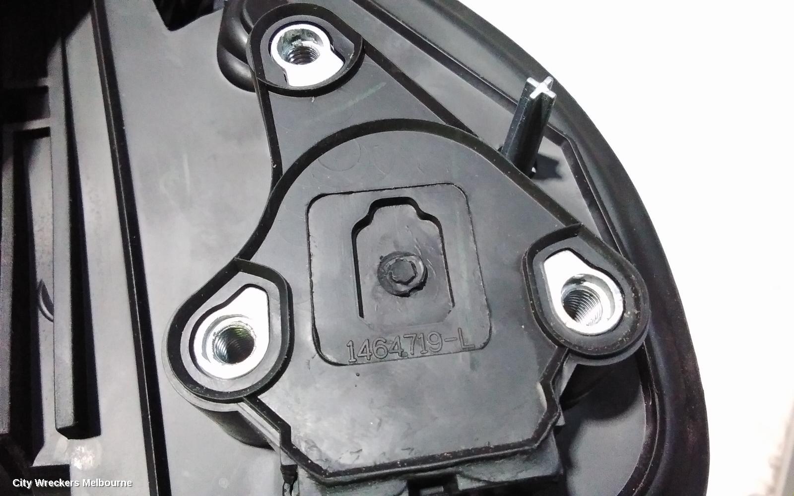 ISUZU DMAX LEFT DOOR MIRROR, MANUAL, RA, 10/2008 - 07/2012