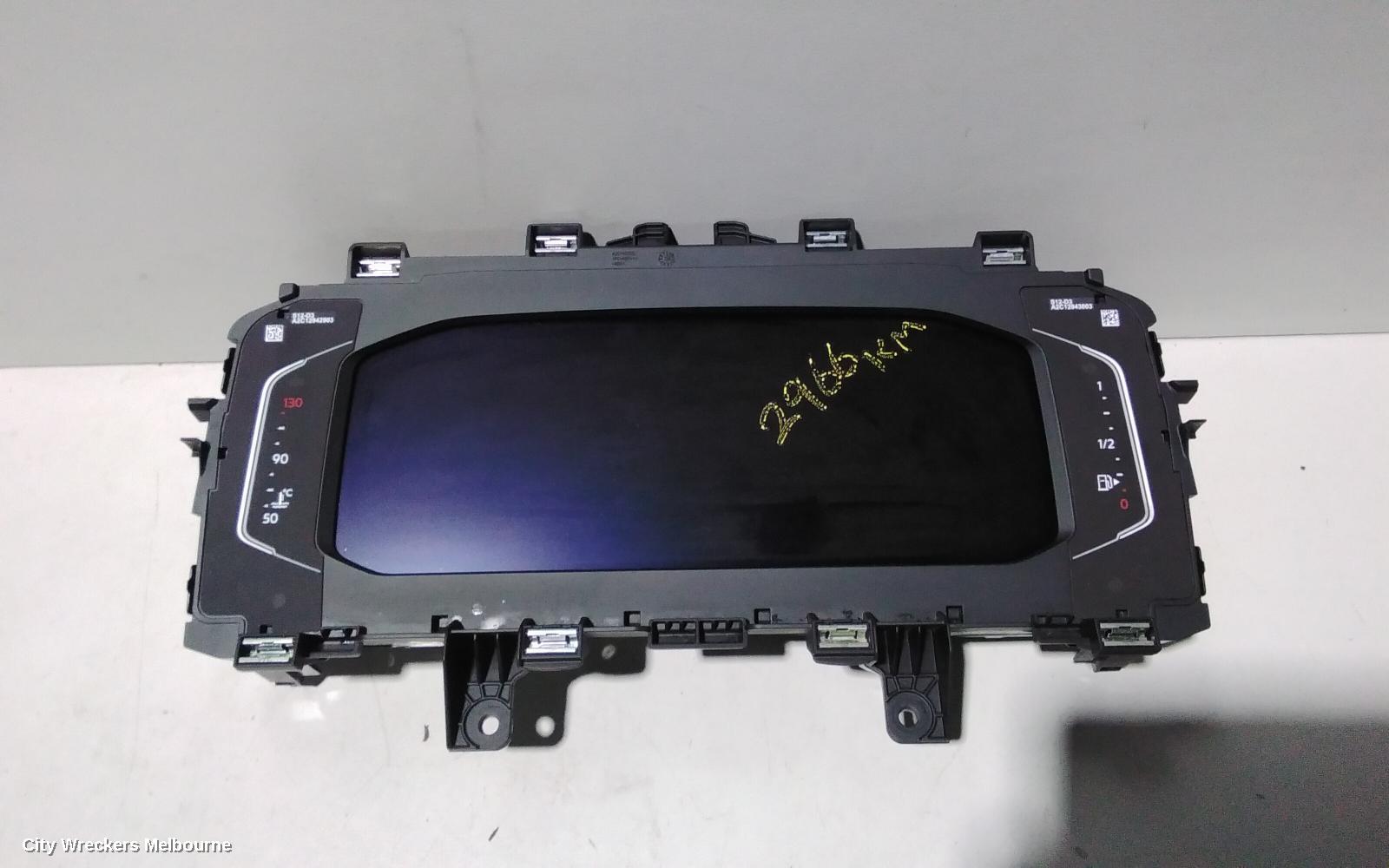 VOLKSWAGEN TIGUAN INSTRUMENT CLUSTER, INSTRUMENT CLUSTER, AUTO T/M, PETROL, SOUND & VISION PACKAGE TYPE, 5NA, 06/2016 - 02/2021