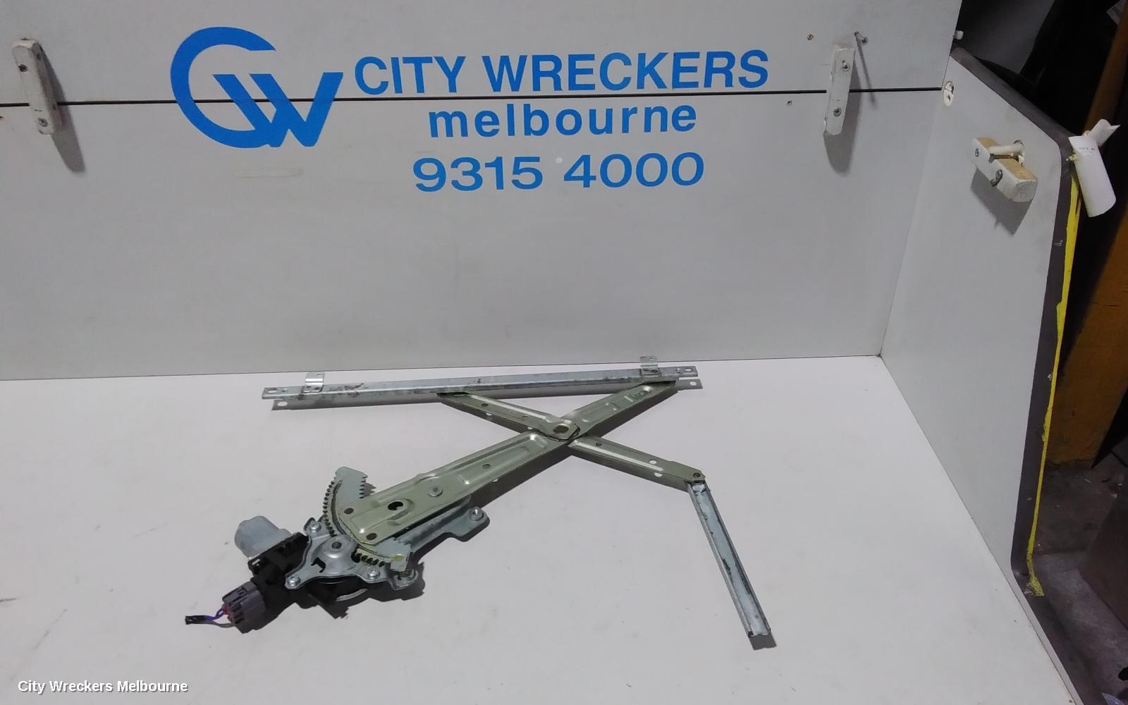 MITSUBISHI LANCER LEFT FRONT WINDOW REG/MOTOR, CJ, SEDAN/HATCH, 07/2007 - 02/2011