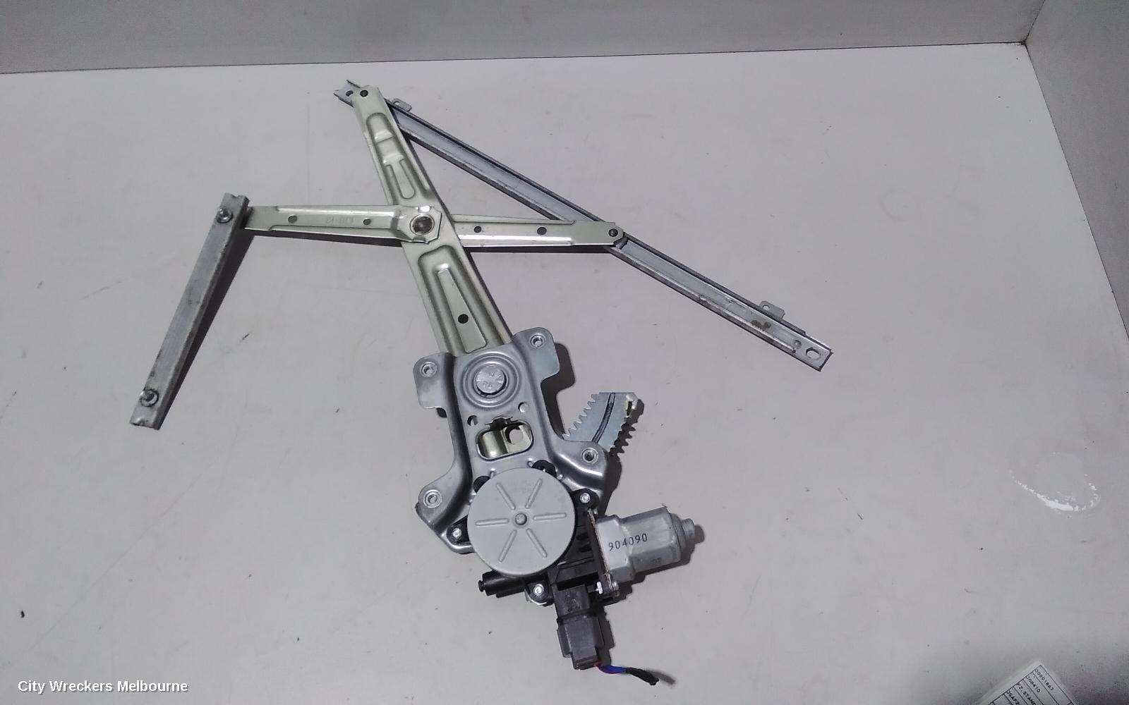 MITSUBISHI LANCER LEFT FRONT WINDOW REG/MOTOR, CJ, SEDAN/HATCH, 07/2007 - 02/2011