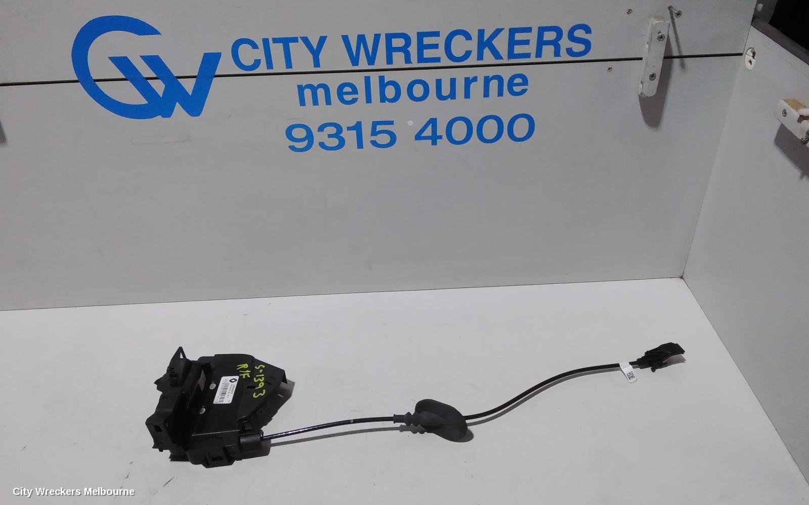 RENAULT MEGANE DOOR/BOOT/GATE LOCK, RIGHT FRONT DOOR LOCK, BFB/LFF/KFB, 06/2016 - 02/2020