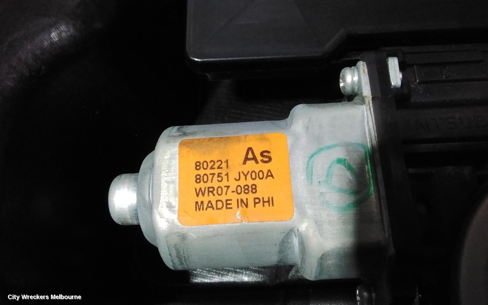RENAULT KALEOS LEFT FRONT WINDOW REG/MOTOR, H45, DOOR REG ASSY (REG AND MOTOR), 09/2008 - 08/2013