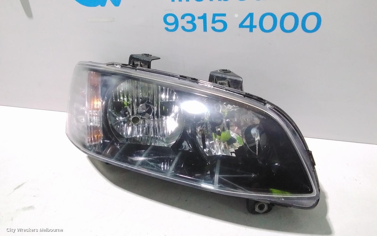 HOLDEN COMMODORE RIGHT HEADLAMP, VE SII, SS/SV6/OMEGA, BLACK INSERT TYPE, 09/2010 - 04/2013