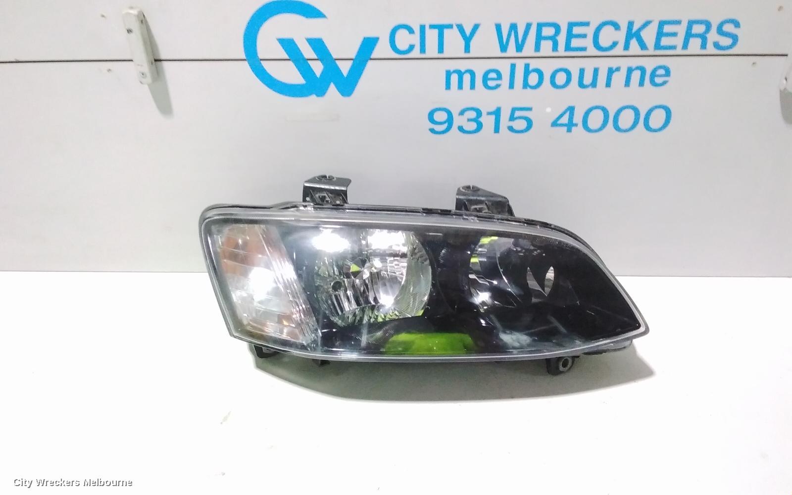 HOLDEN COMMODORE RIGHT HEADLAMP, VE SII, SS/SV6/OMEGA, BLACK INSERT TYPE, 09/2010 - 04/2013