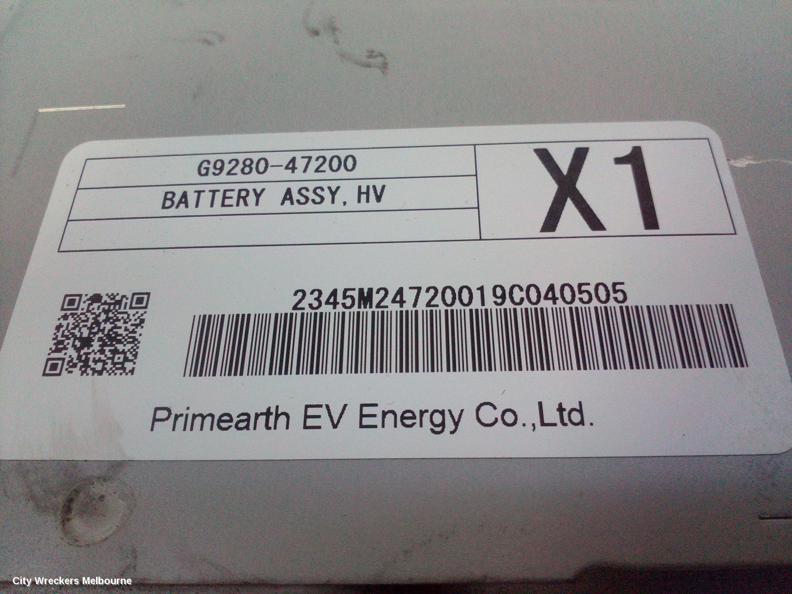 TOYOTA COROLLA BATTERY, 12V VOLT BATTERY, E210, 07/2018 ONWARDS