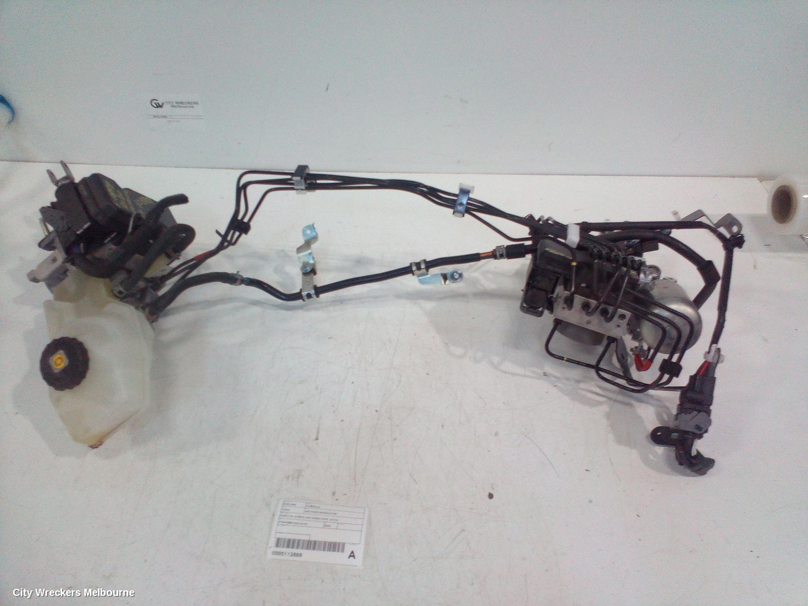 TOYOTA COROLLA ABS PUMP/MODULATOR, ZWE211R, HYBRID, P/N 4405012D90, 07/2018 ONWARDS