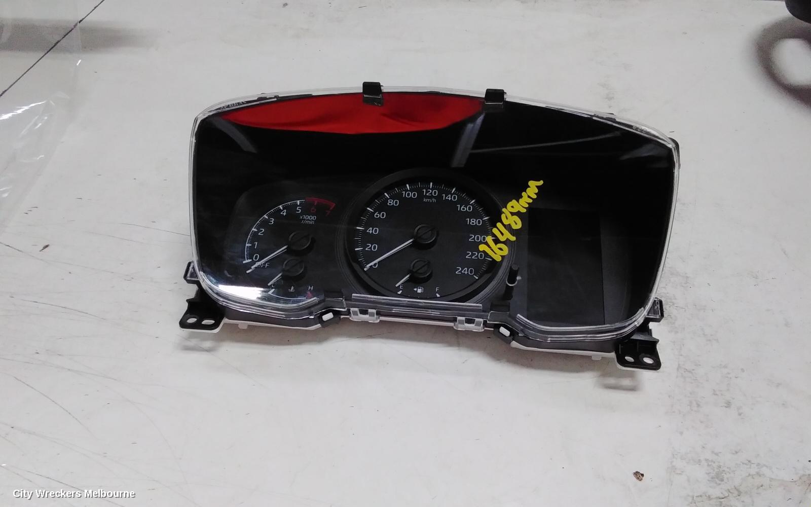 TOYOTA COROLLA INSTRUMENT CLUSTER, INSTRUMENT CLUSTER, AUTO T/M, HATCH, HYBRID, ASCENT SPORT/SX, ZWE211R, 07/2018 ONWARDS